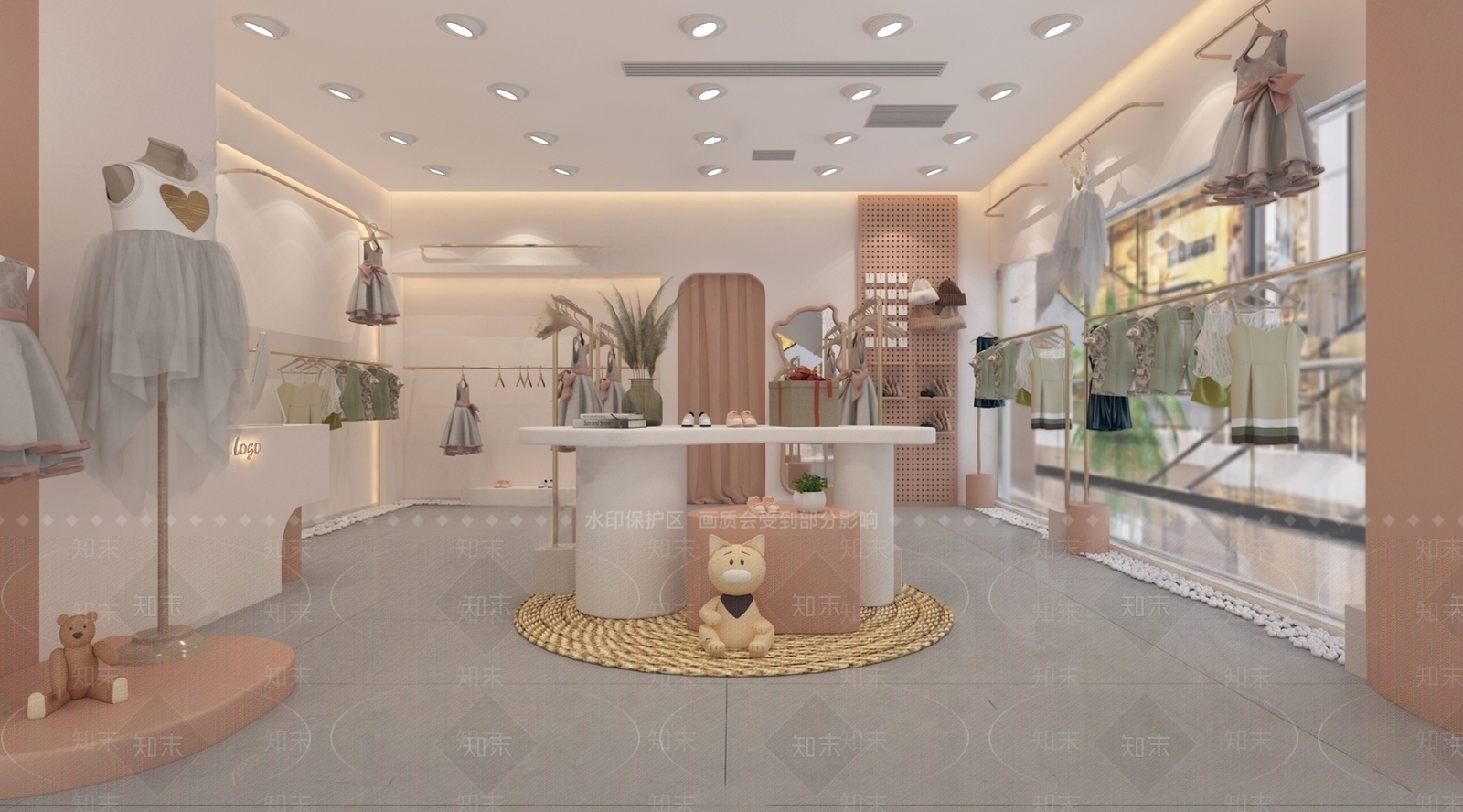 现代服装鞋店SU模型下载【ID:1142427116】