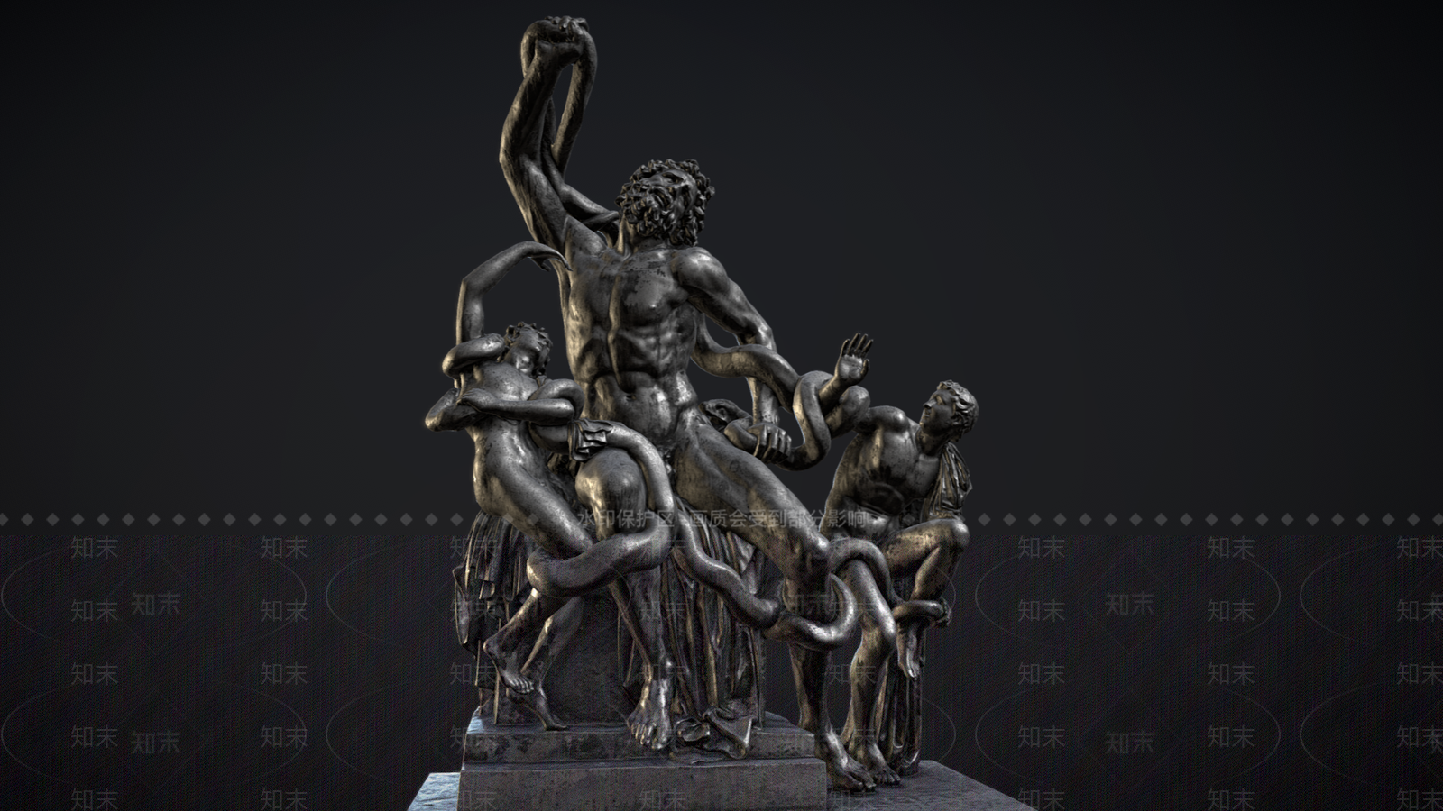 欧式人物雕塑SU模型下载【ID:1142437690】