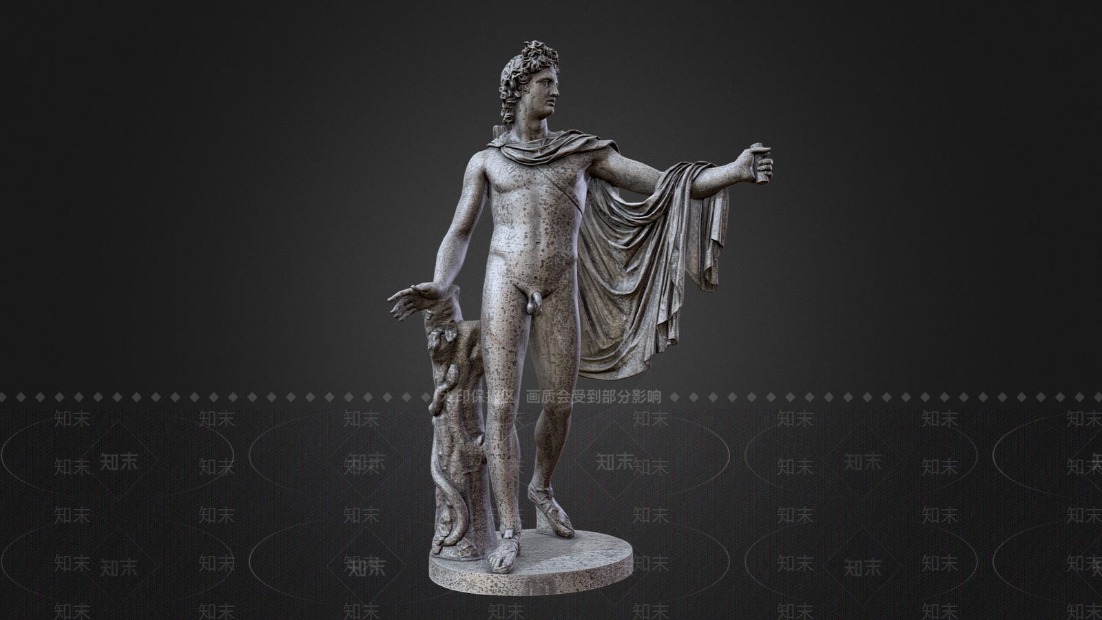 欧式人物雕塑SU模型下载【ID:1142437822】