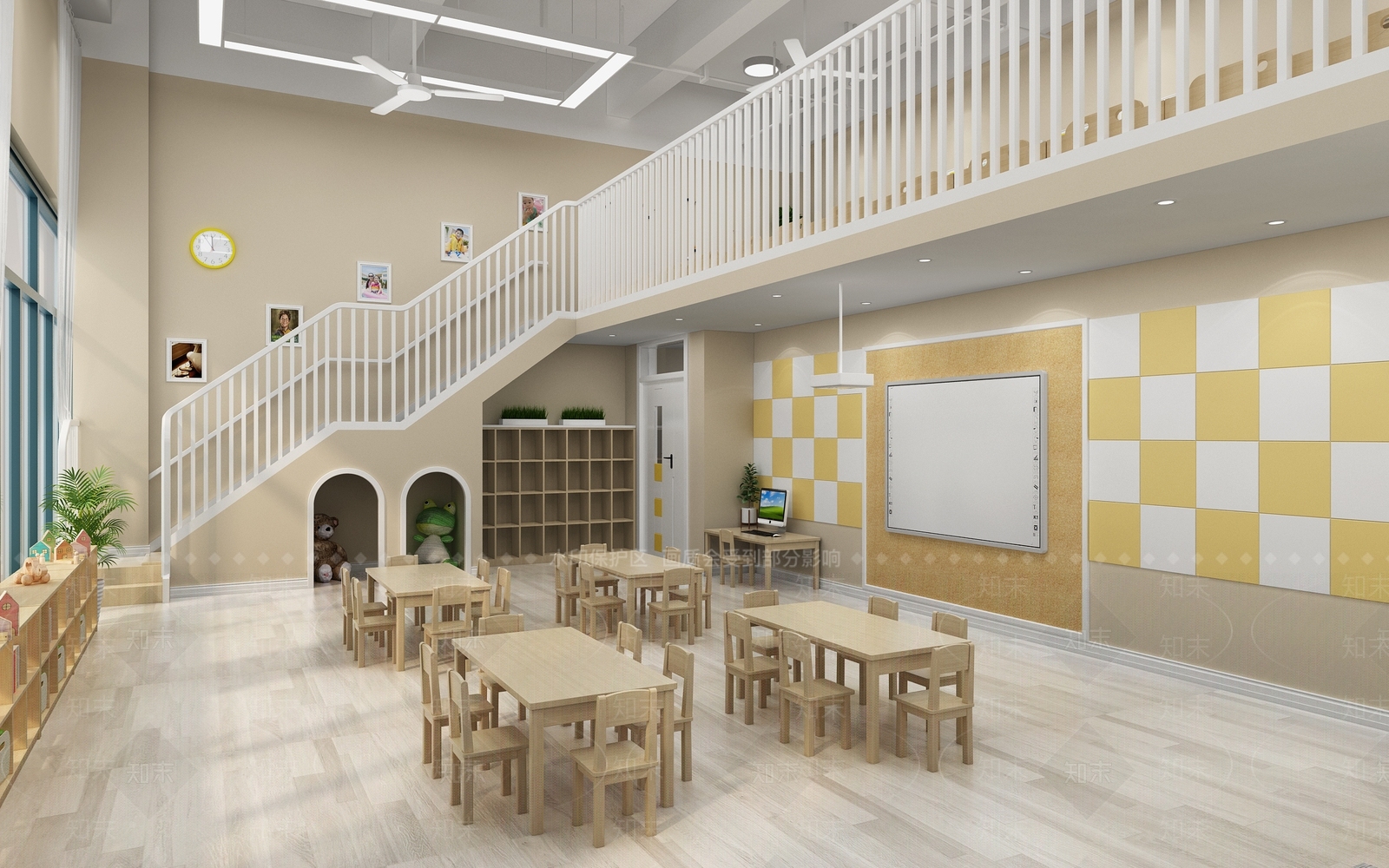 幼儿园3D模型下载【ID:1142438704】