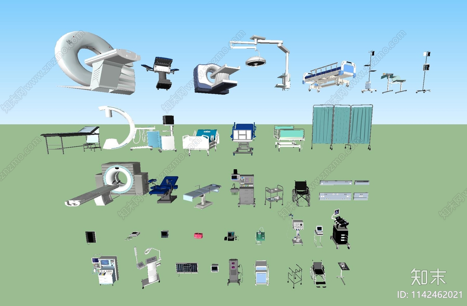 医疗器材SU模型下载【ID:1142462021】