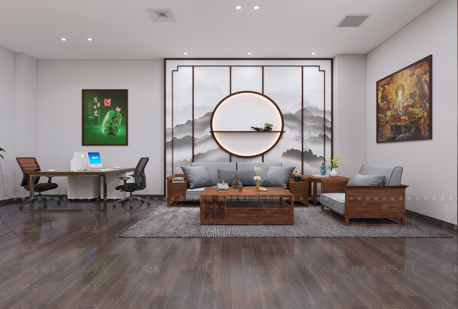 珠宝店直播间3D模型下载【ID:1142467082】