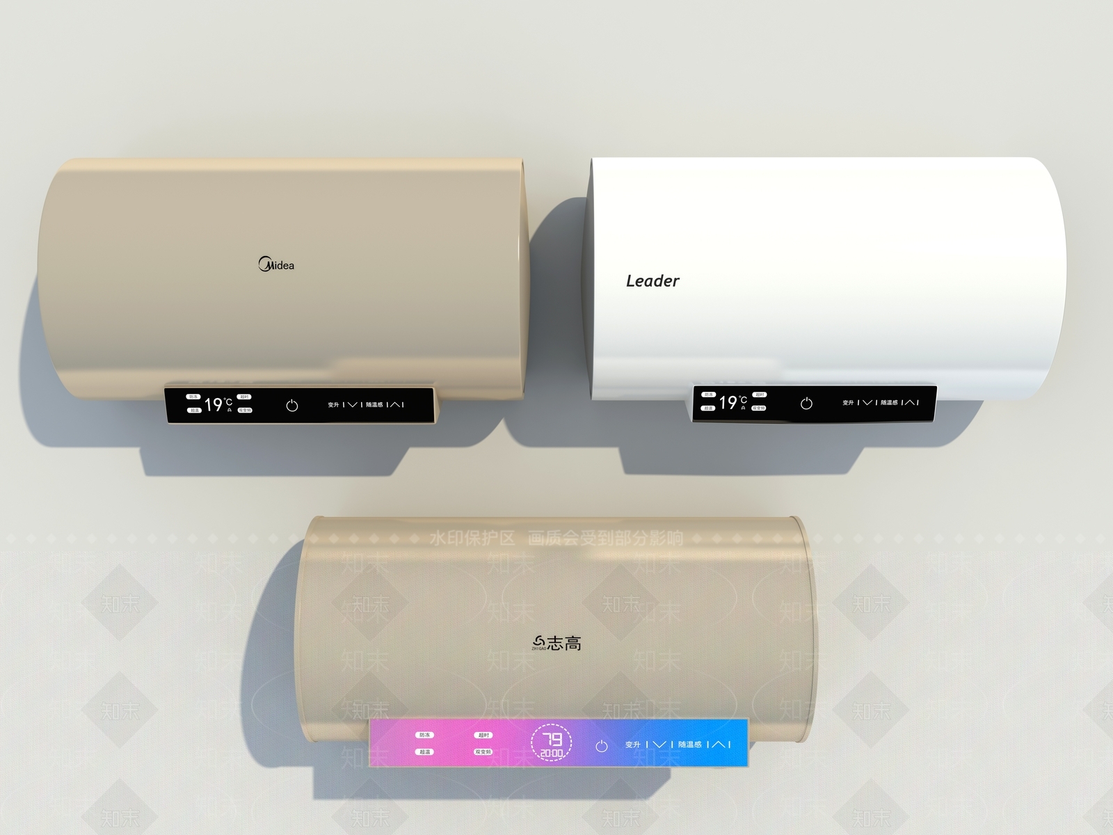 家用电热水器SU模型下载【ID:1142470210】