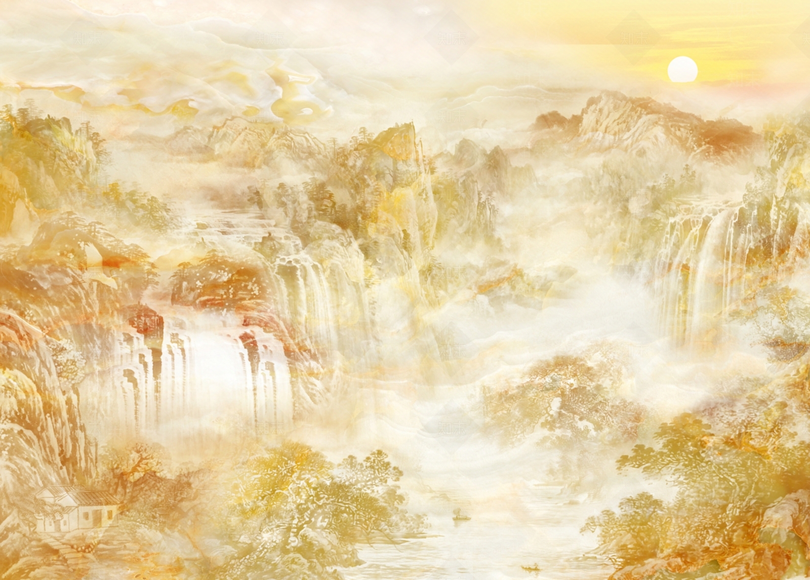 黄色玉石大理石背景贴图下载【ID:1142473762】