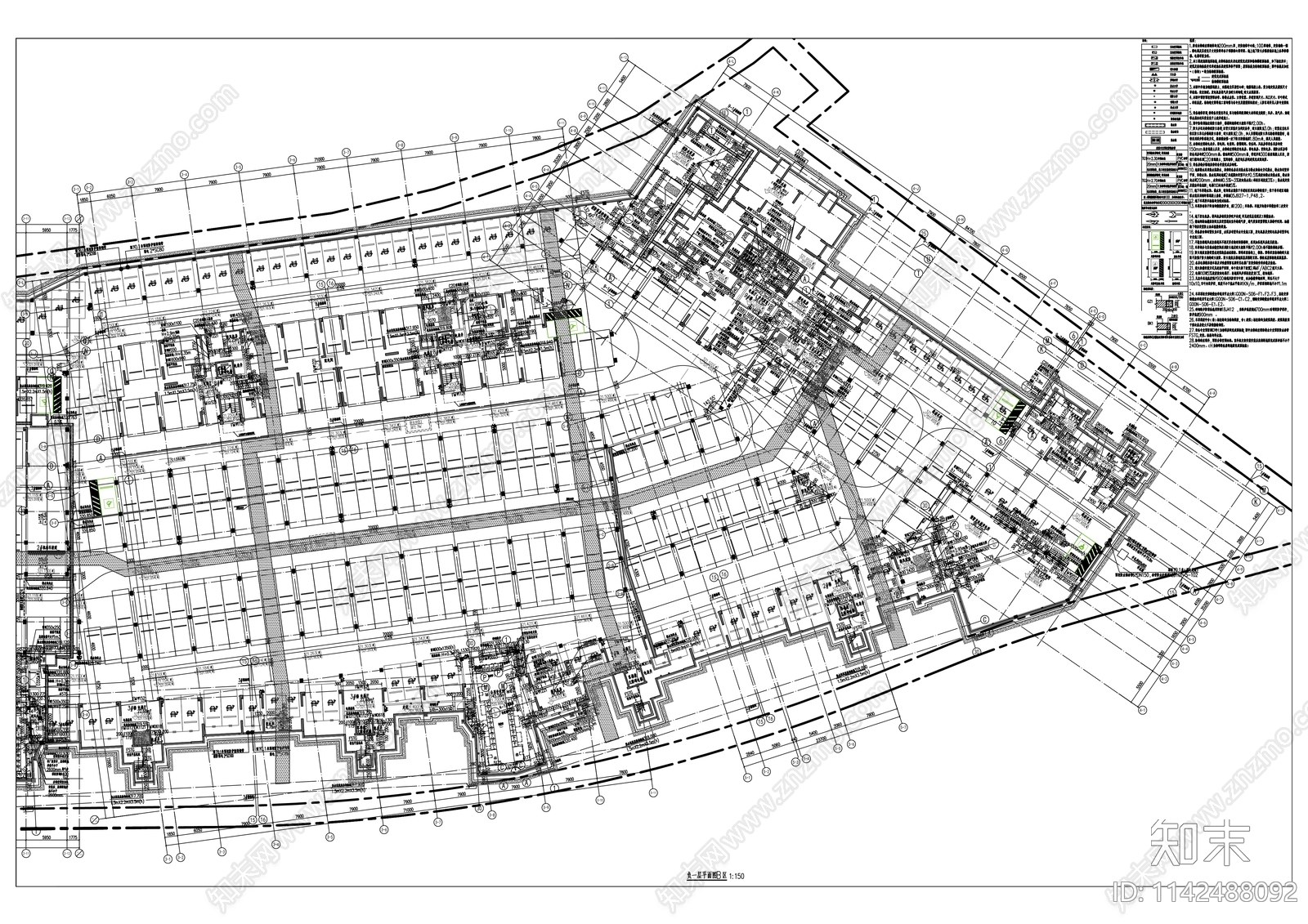 天地源玖玺香都住宅区建筑cad施工图下载【ID:1142488092】