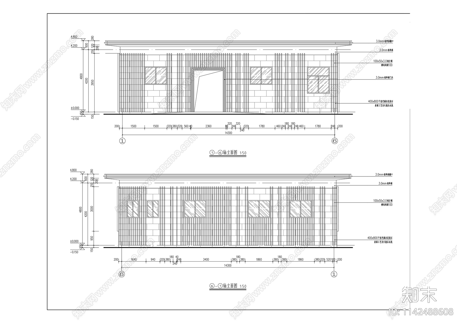 望乡变电站景观及公厕建筑施工图下载【ID:1142488608】