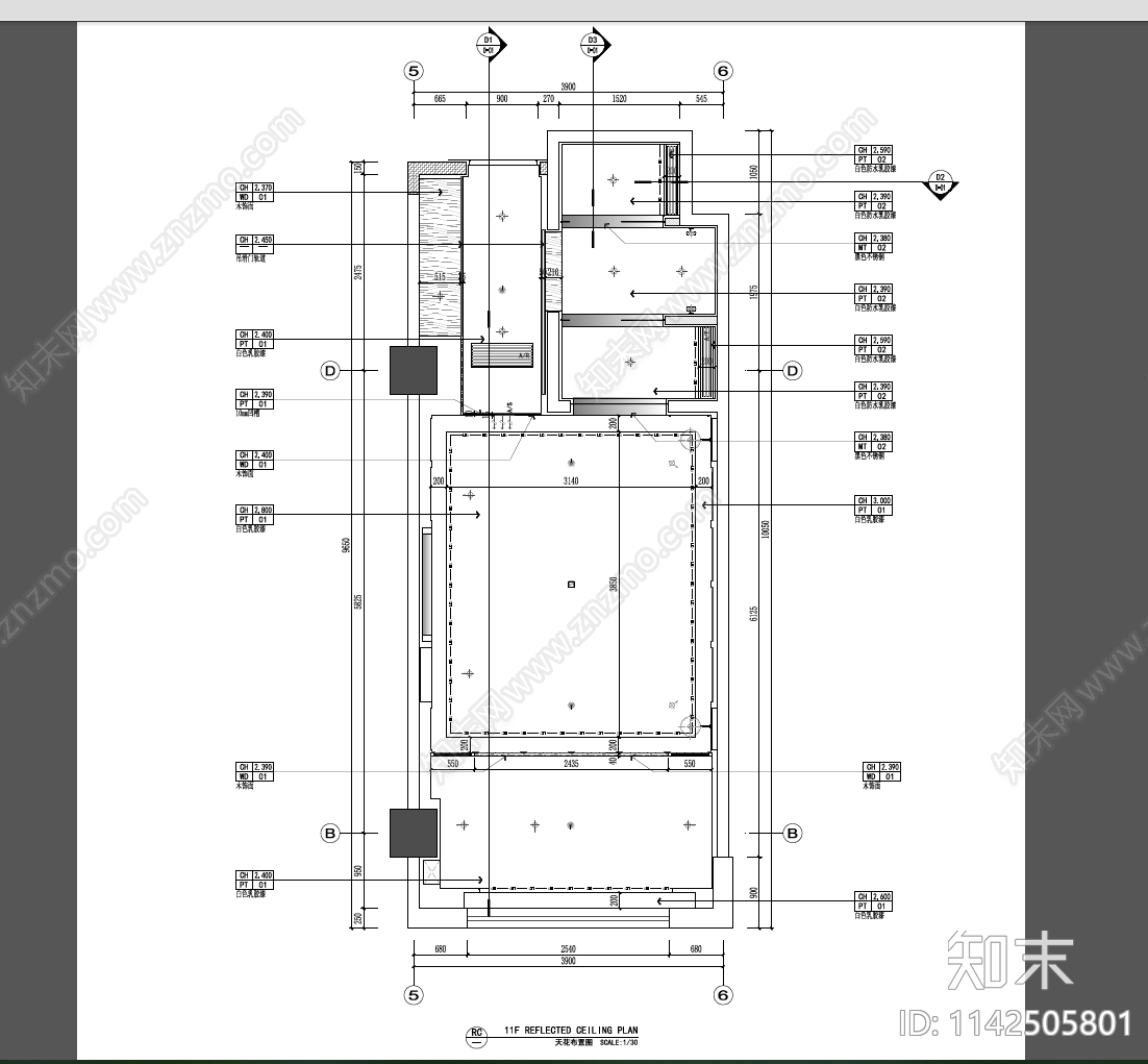 酒店双床房全套cad施工图下载【ID:1142505801】