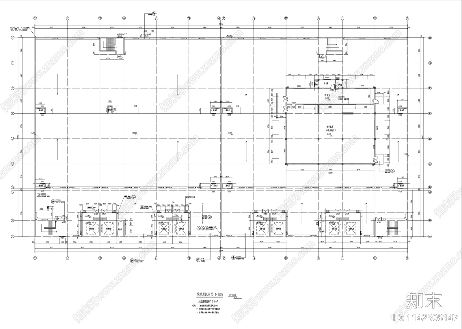 冷库建筑cad施工图下载【ID:1142508147】