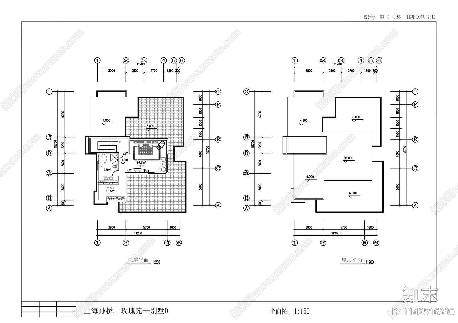 上海黄浦某高档综合住宅区建筑cad施工图下载【ID:1142516330】