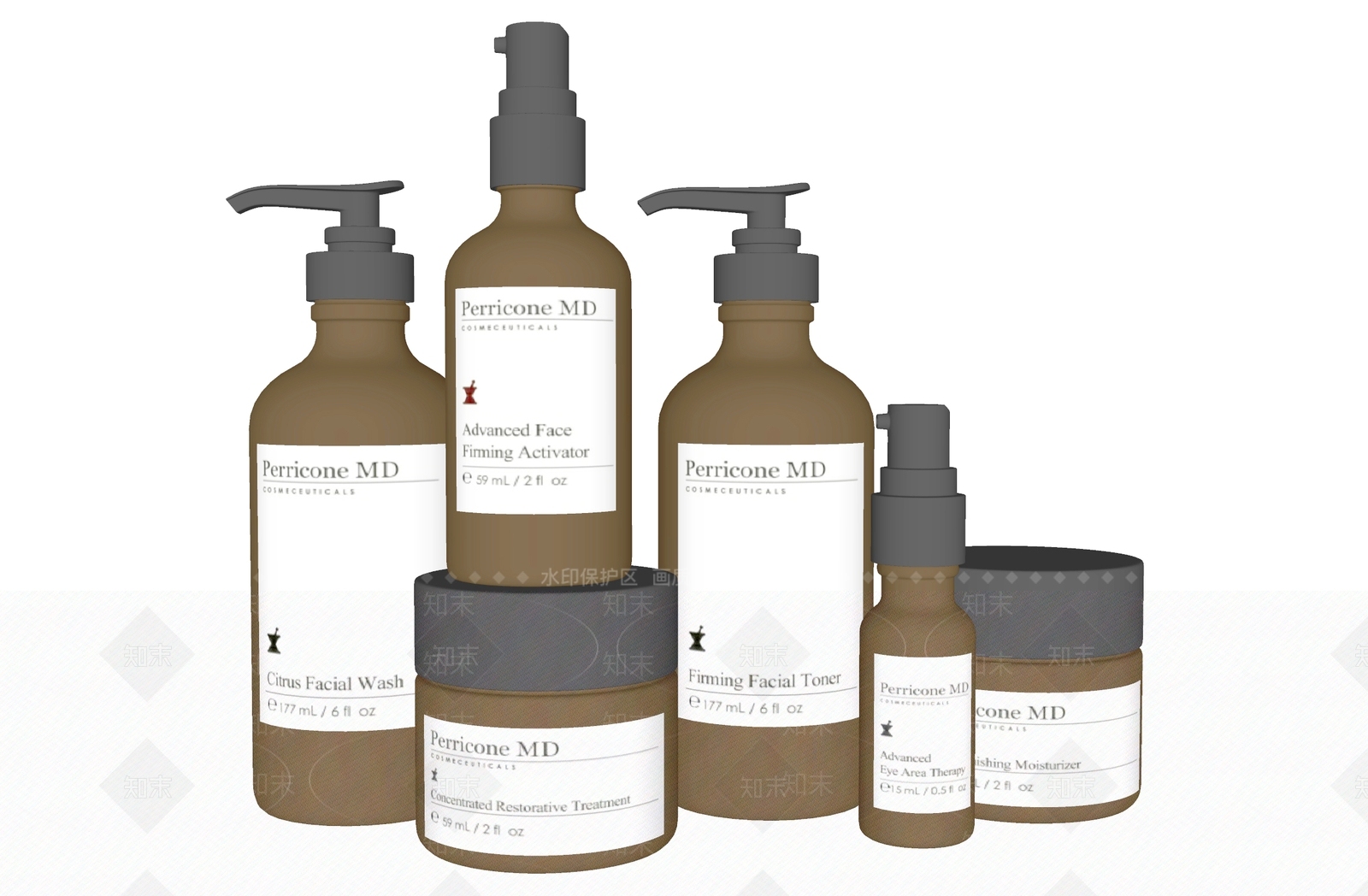 SkincareSetbyPerricone洗浴用品SU模型下载【ID:1142522402】