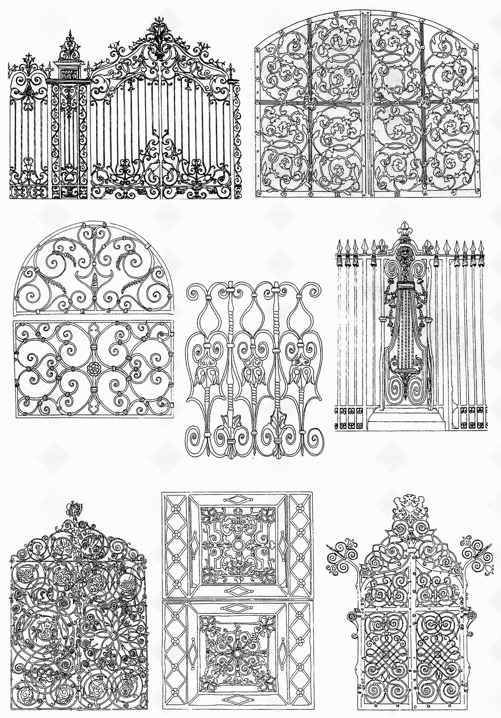 大门欧洲非洲遮罩黑白凹凸贴图下载【ID:1142526806】
