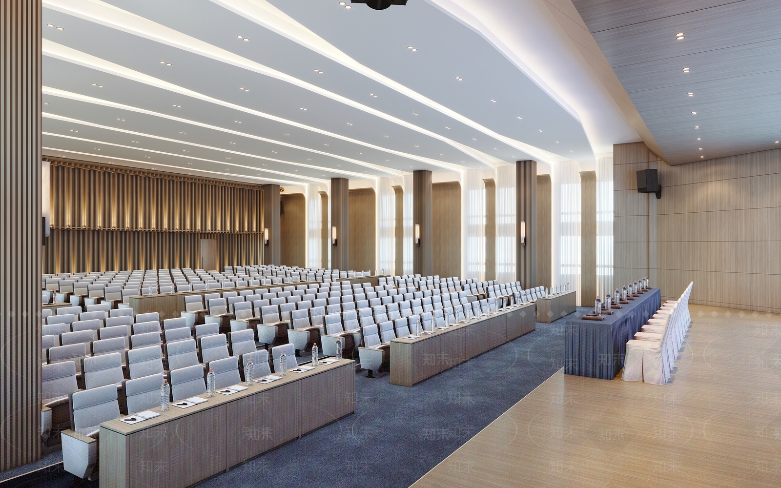 现代报告厅3D模型下载【ID:1142531848】
