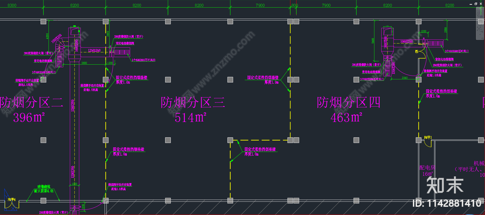 电池维修厂房消防cad施工图下载【ID:1142881410】
