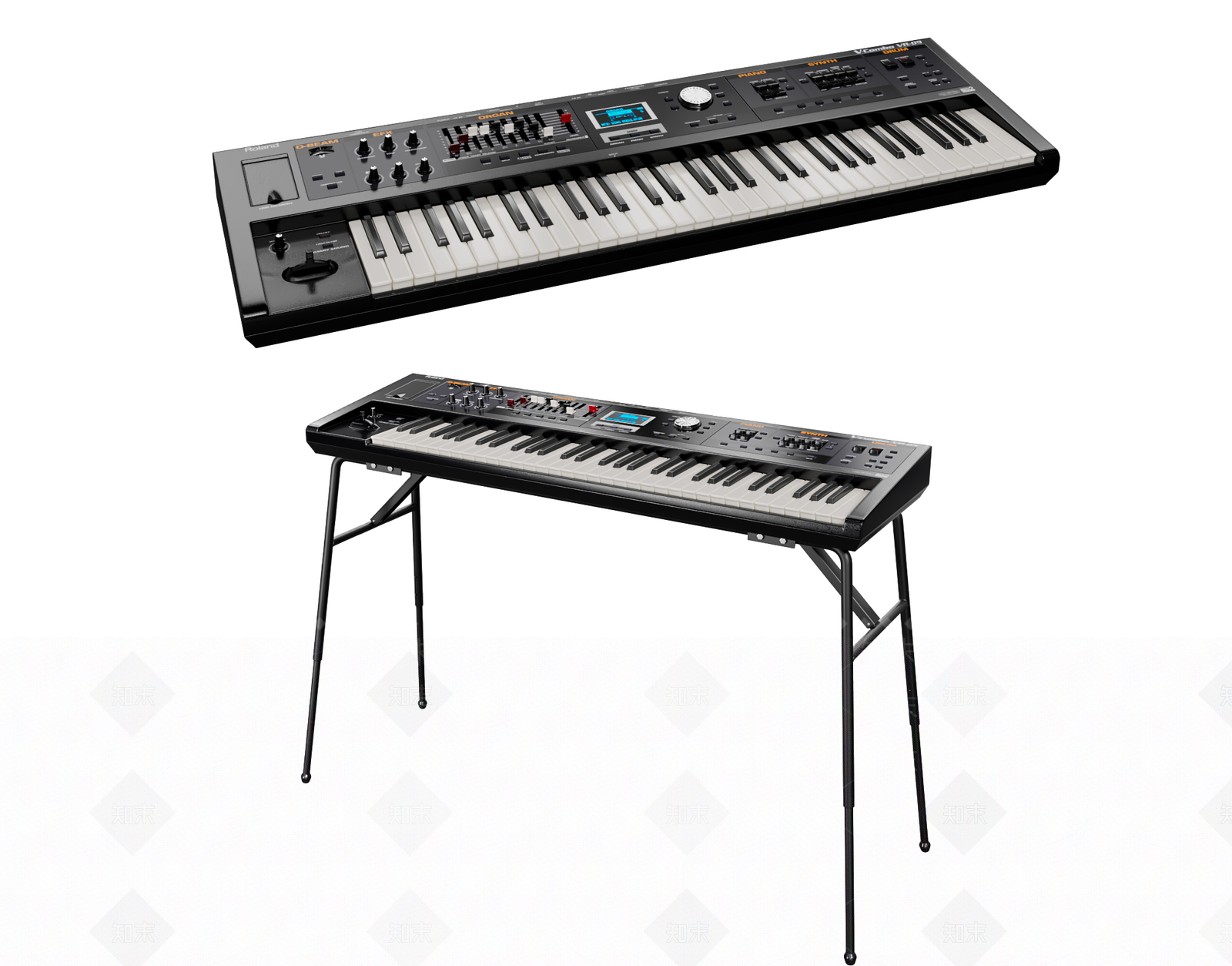 电子琴3D模型下载【ID:1142643258】