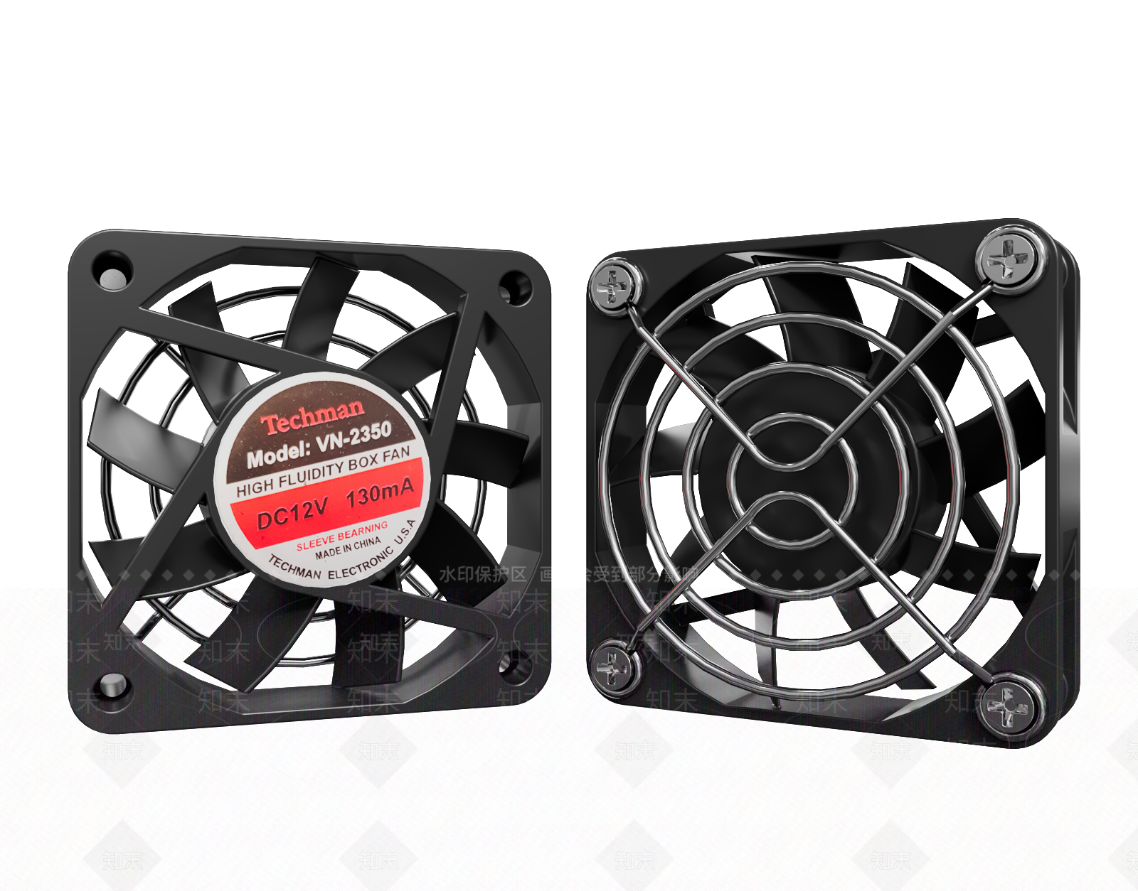 风扇3D模型下载【ID:1142552213】