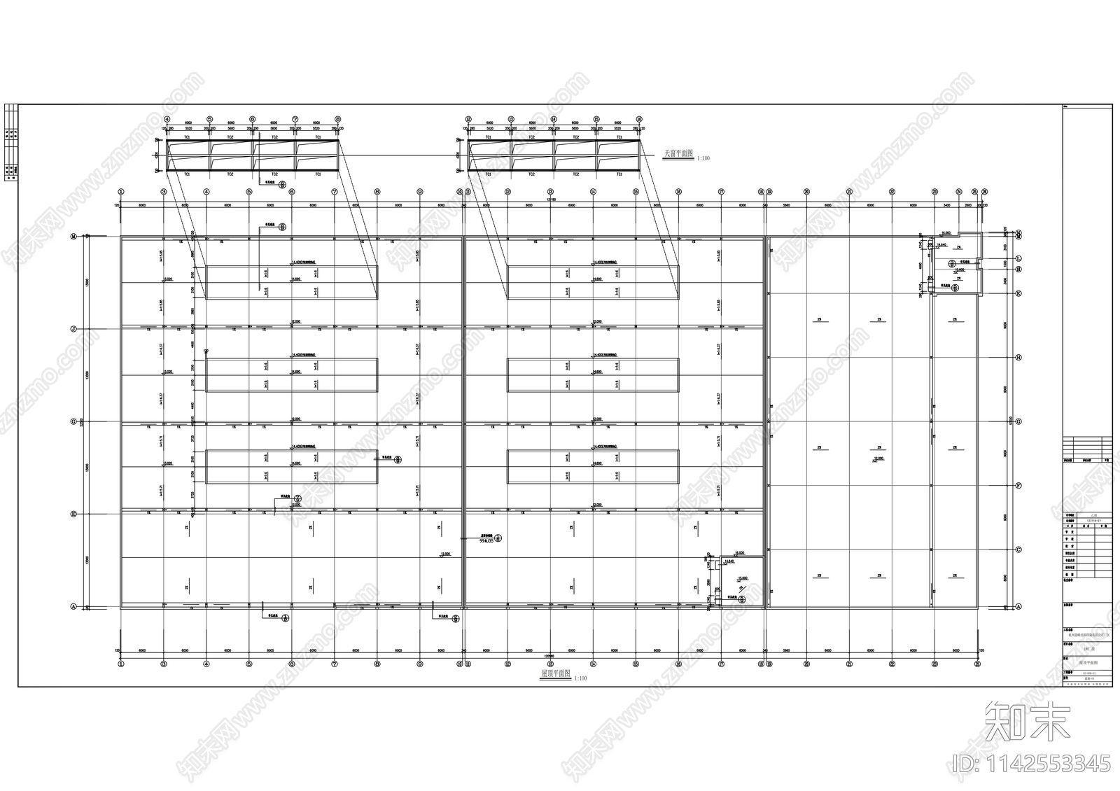 纺织染坊厂房建筑cad施工图下载【ID:1142553345】