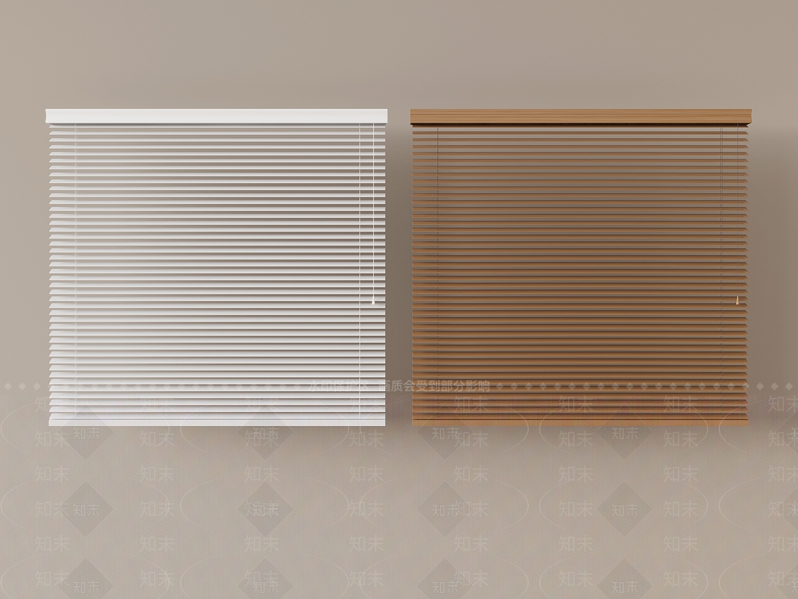 百叶窗帘3D模型下载【ID:1142553460】