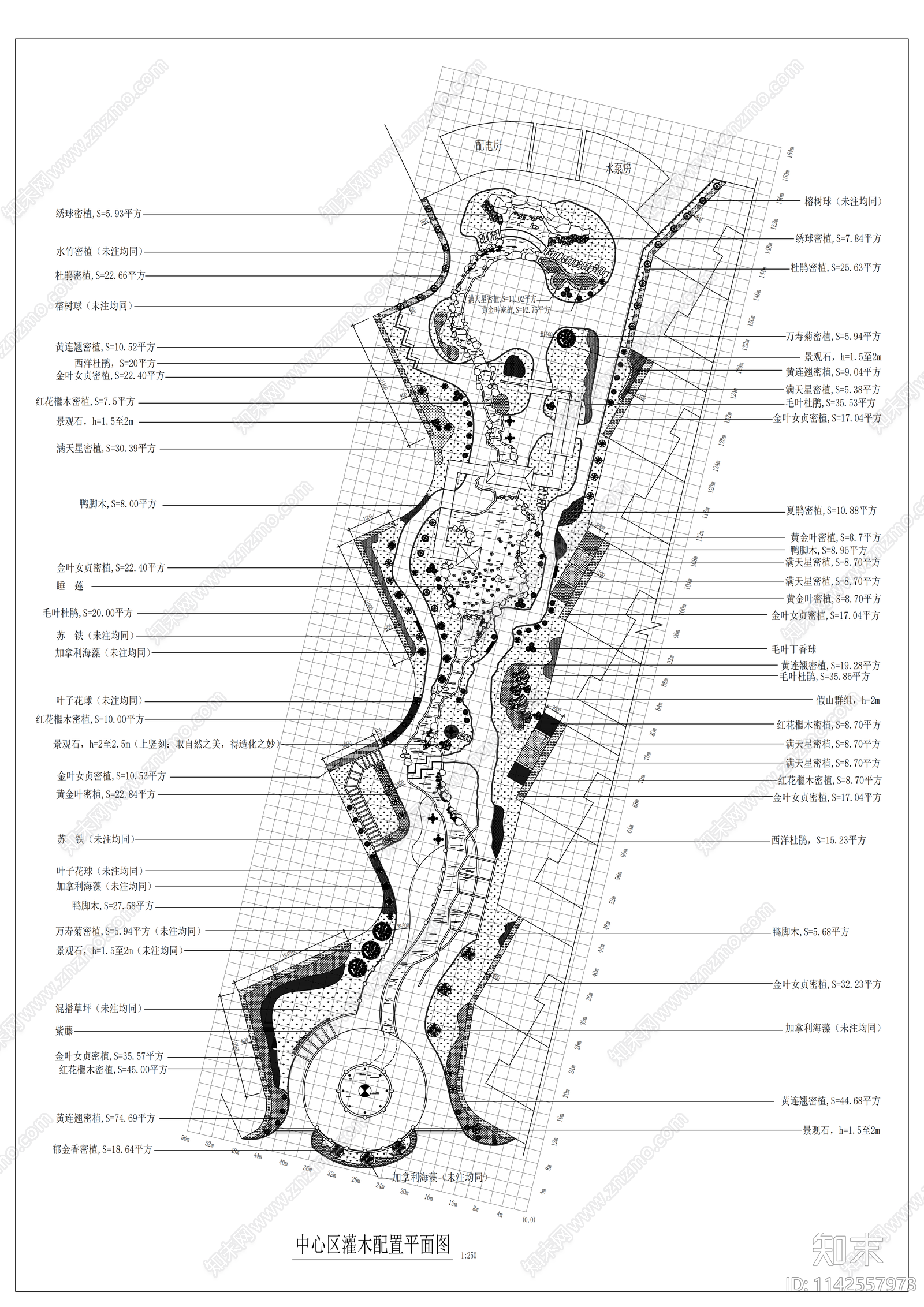 公园景观cad施工图下载【ID:1142557973】