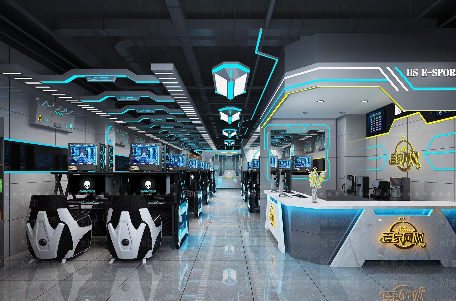 现代数码店3D模型下载【ID:1213953871】