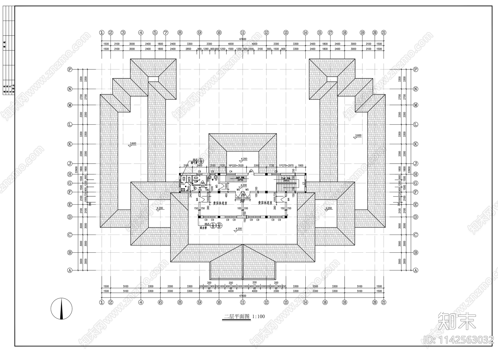 仿古建筑cad施工图下载【ID:1142563032】