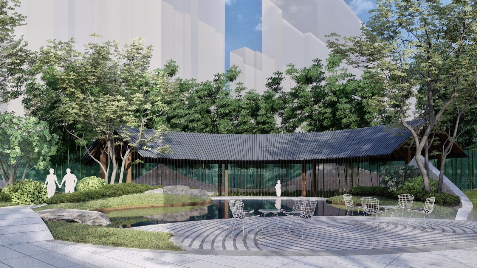 现代简约长廊SU模型下载【ID:1142632920】
