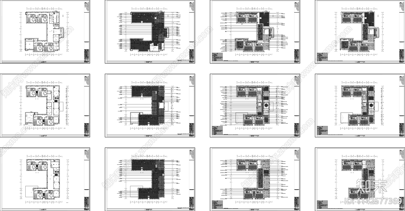 幼儿园室内装修cad施工图下载【ID:1142577369】