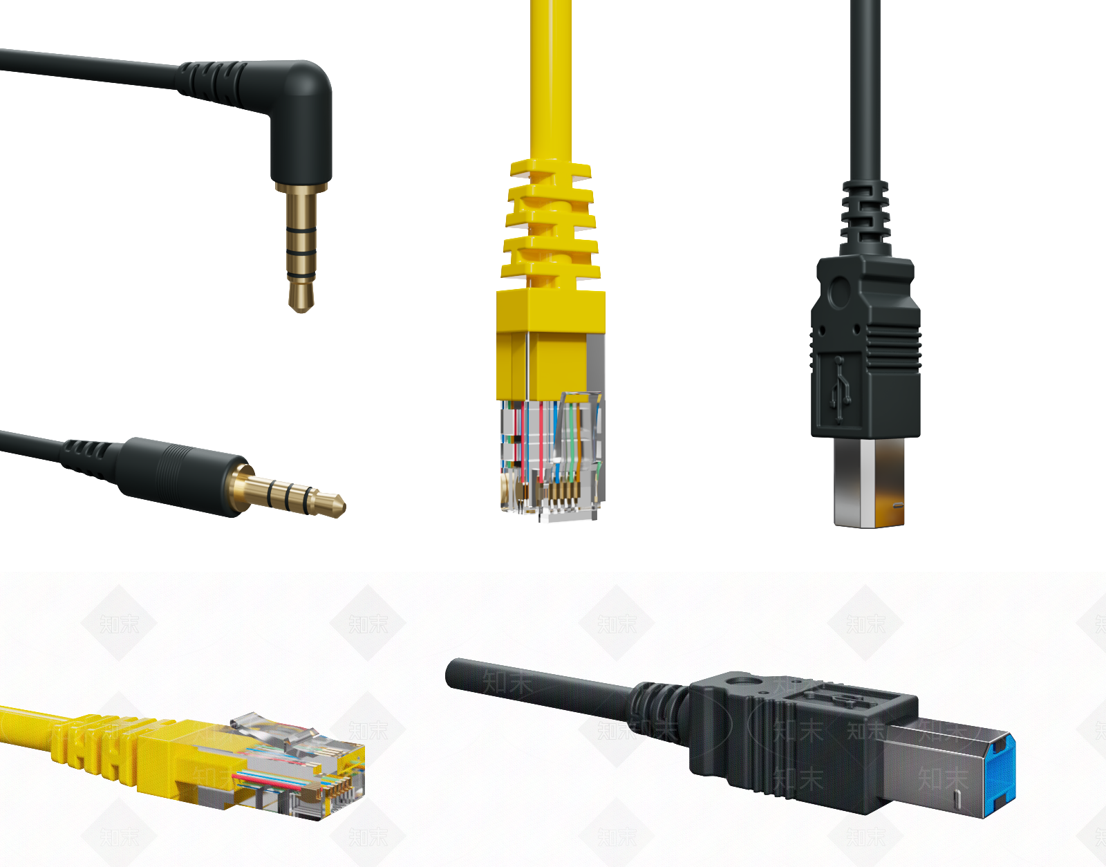 数据线3D模型下载【ID:1142578367】