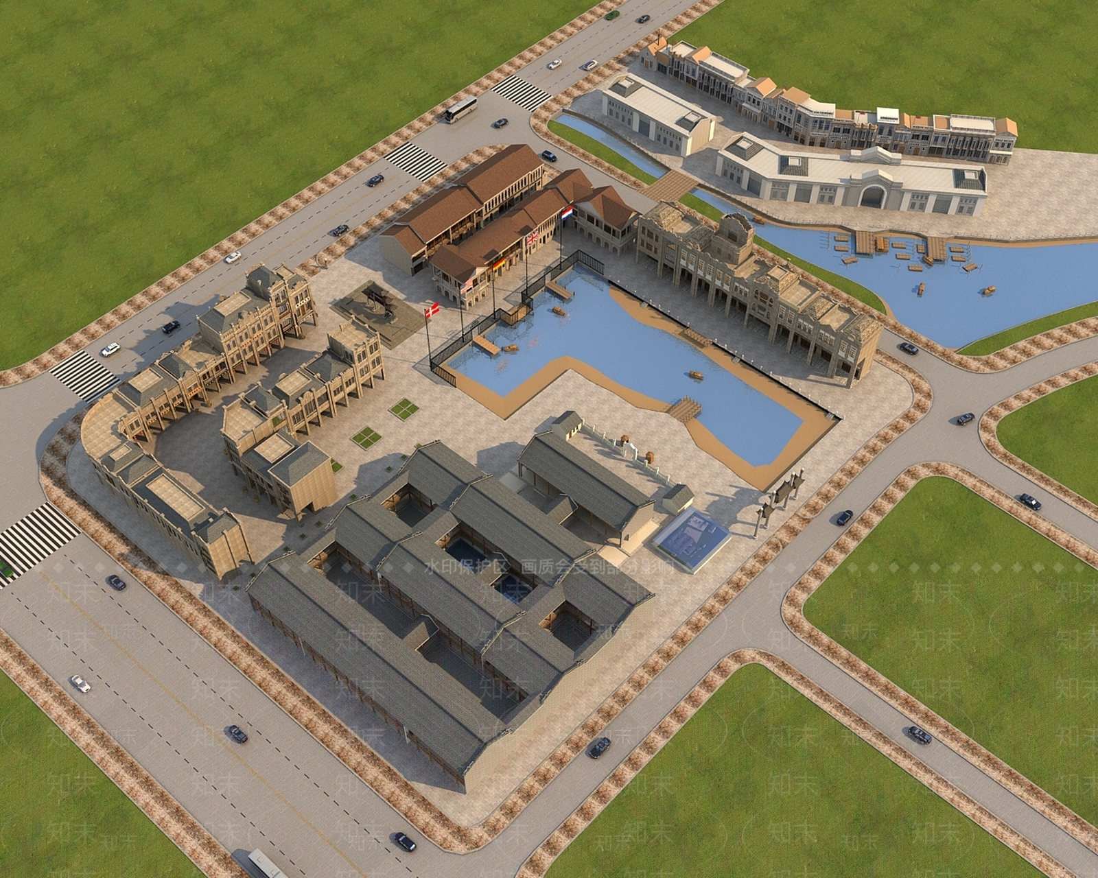 民国建筑3D模型下载【ID:1142581593】