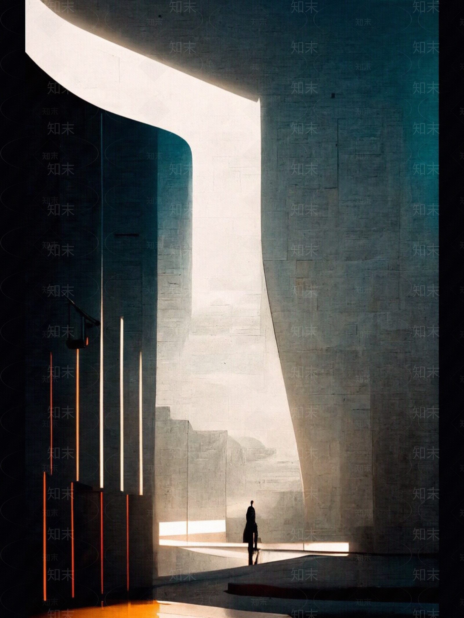 插画风建筑风景装饰画贴图下载【ID:1142582771】