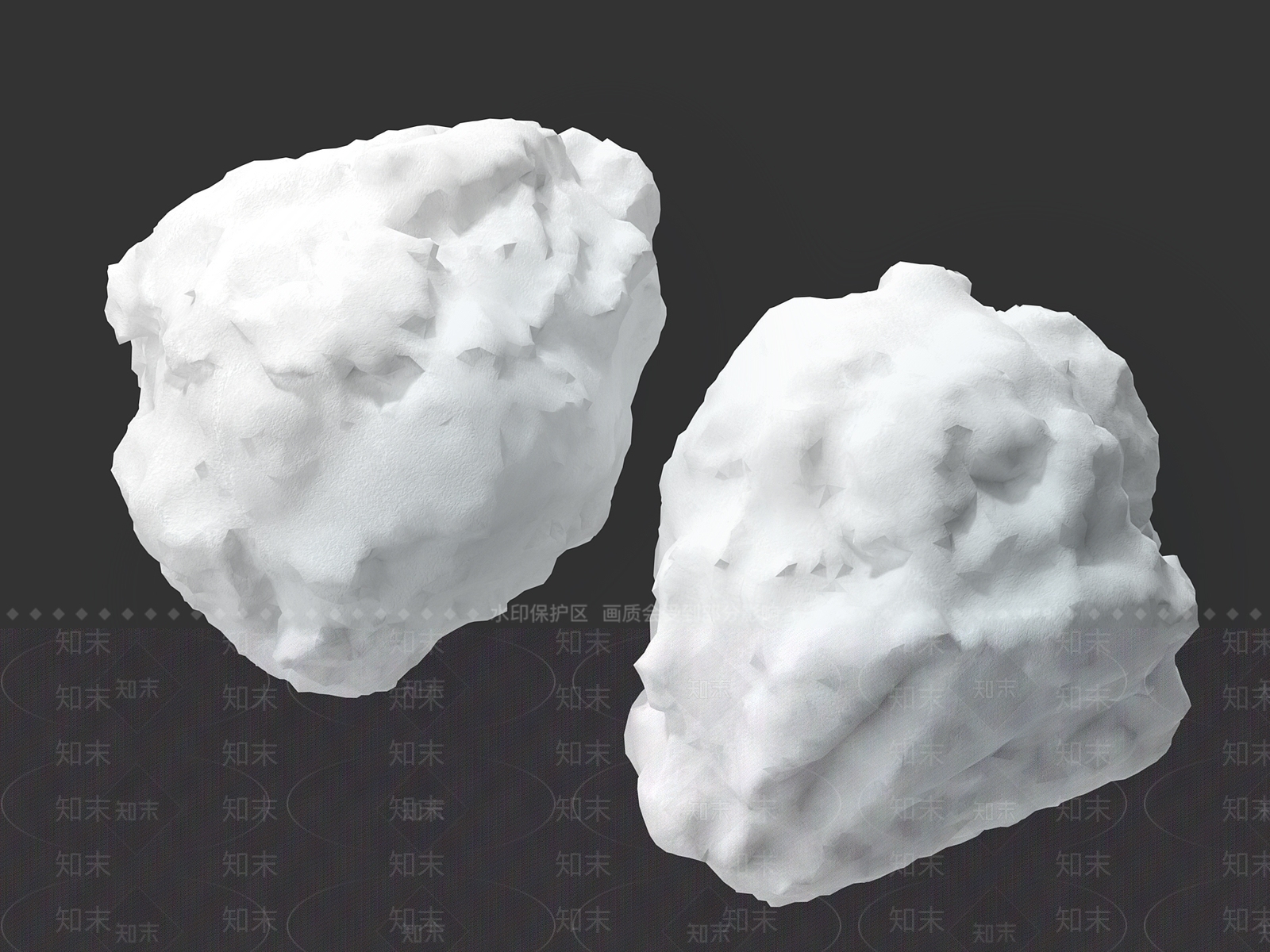 雪3D模型下载【ID:1142585048】