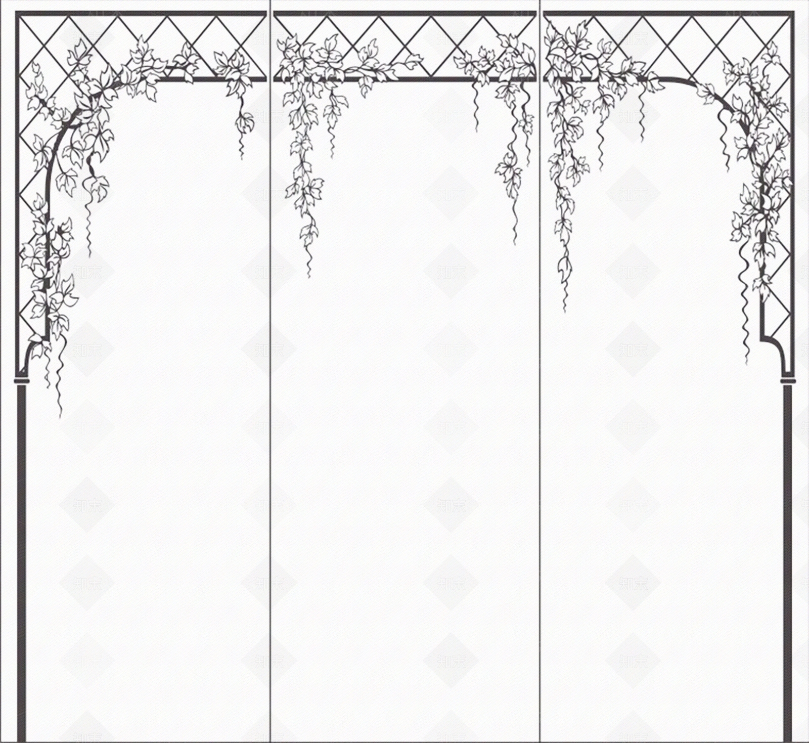 门柱黑白遮罩凹凸贴图下载【ID:1142595560】