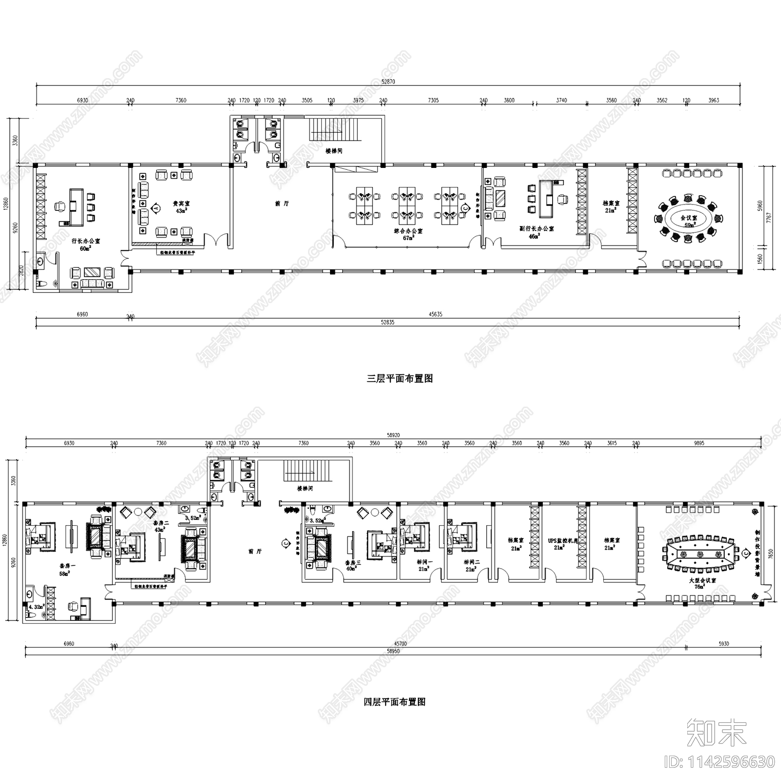 日照九银村镇银行室内装饰cad施工图下载【ID:1142596630】