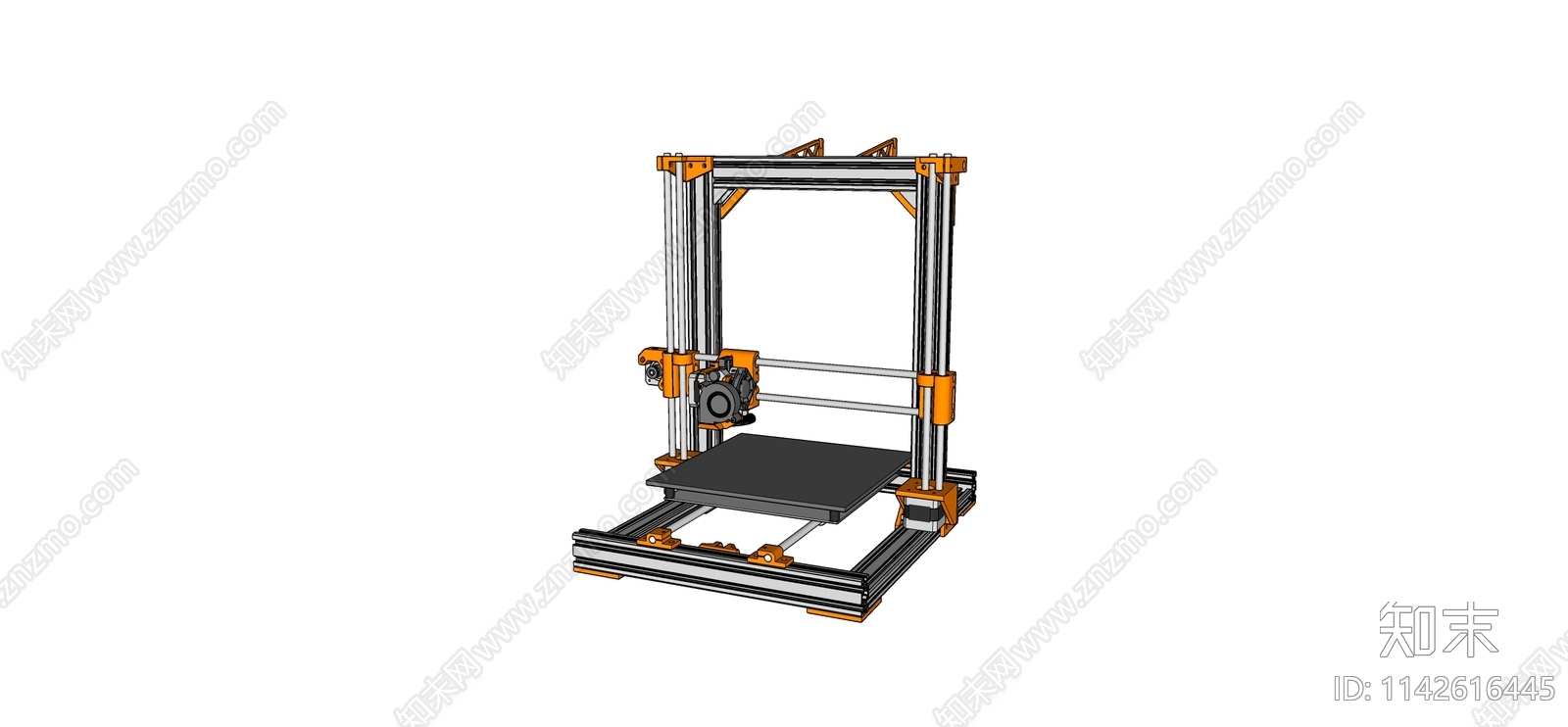 3D打印机SU模型下载【ID:1142616445】