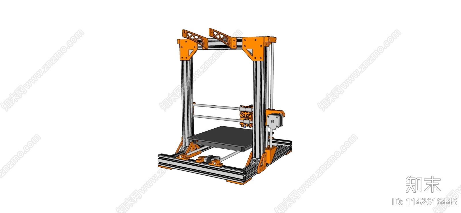 3D打印机SU模型下载【ID:1142616445】