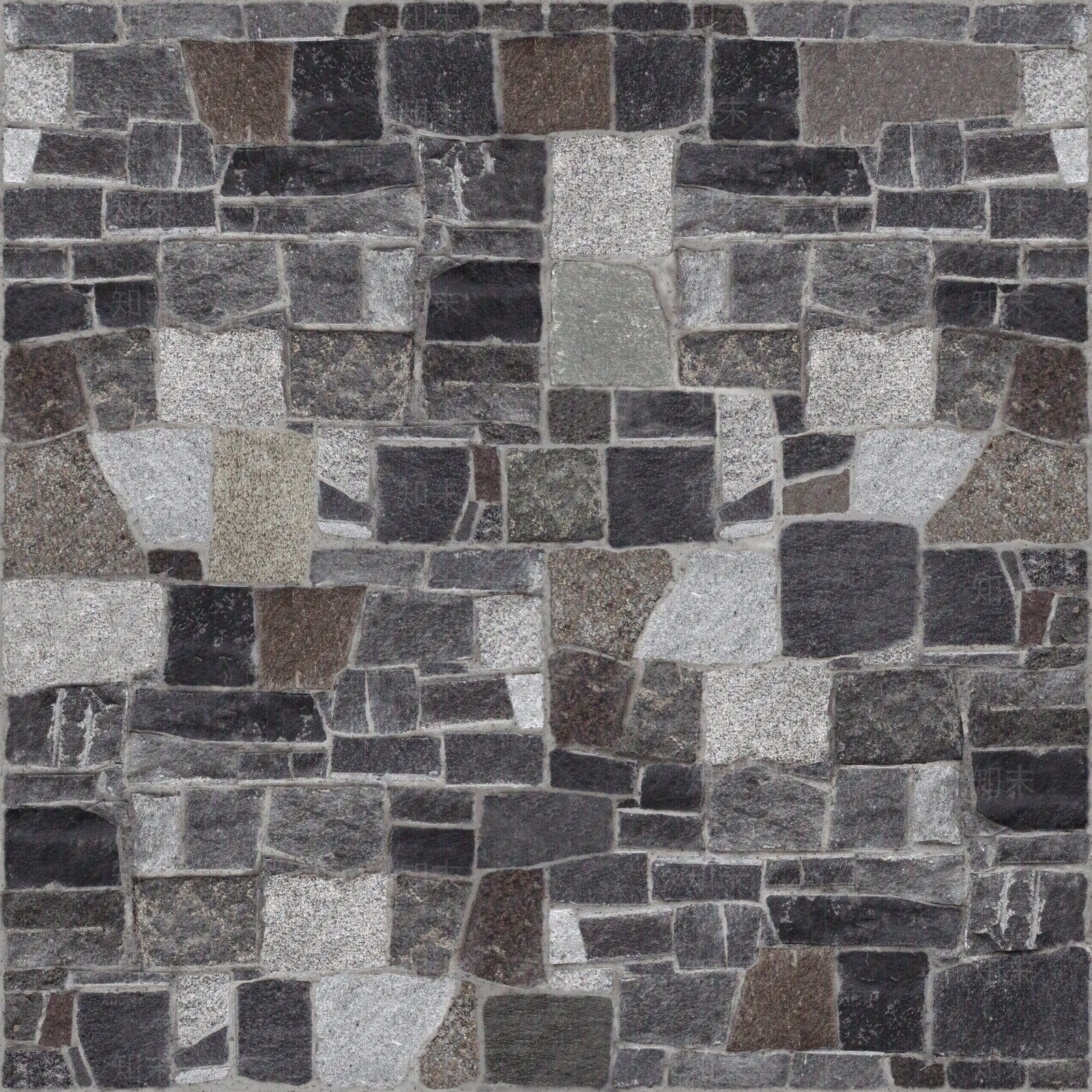 高清广场地面艺术砖青石砖拼接艺术贴图下载【ID:1142621094】
