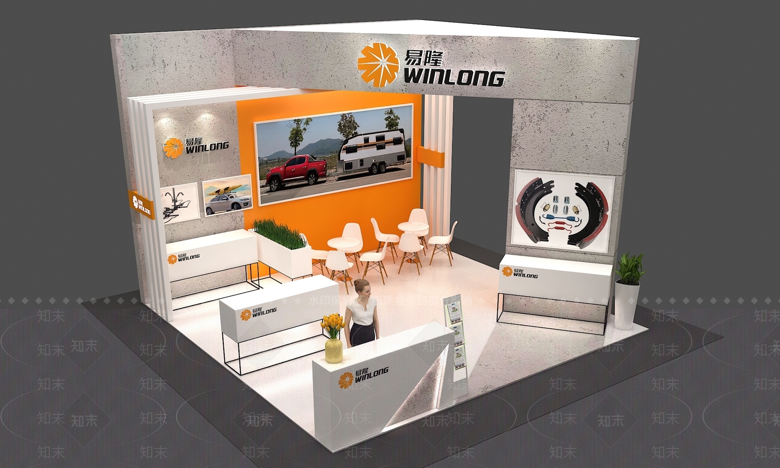 易隆展览3D模型下载【ID:1142621866】