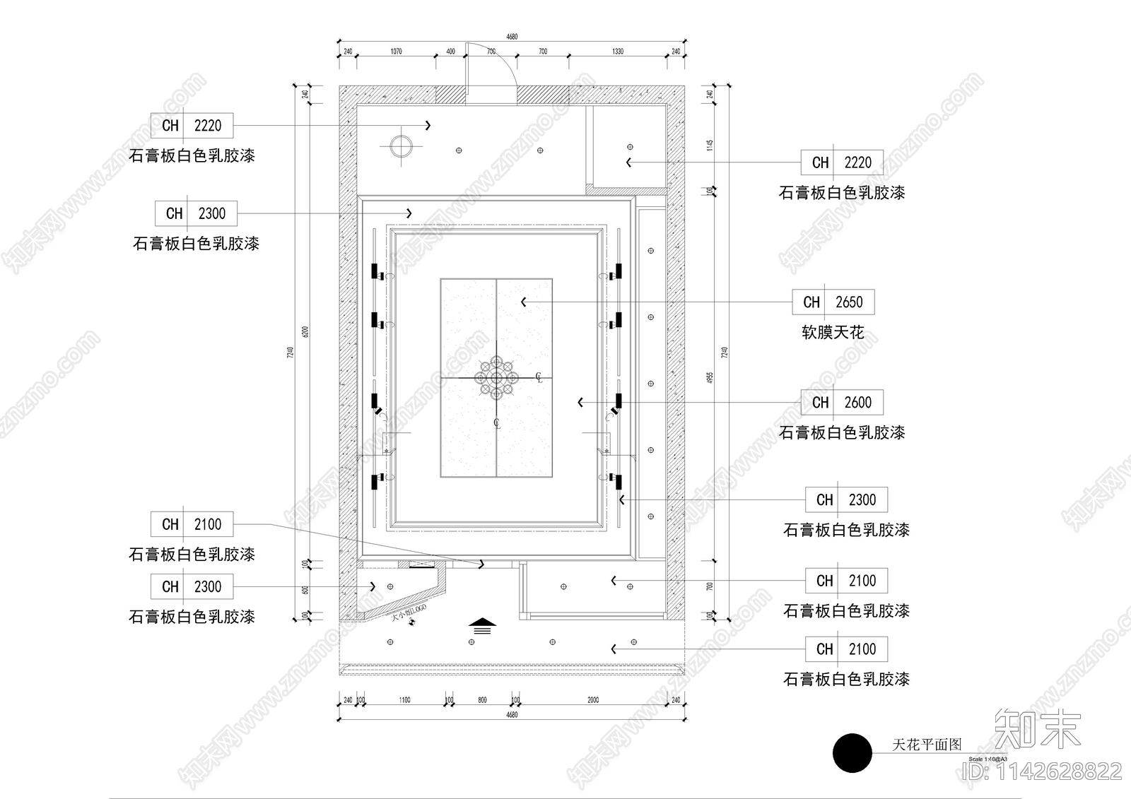 服装店室内装修cad施工图下载【ID:1142628822】