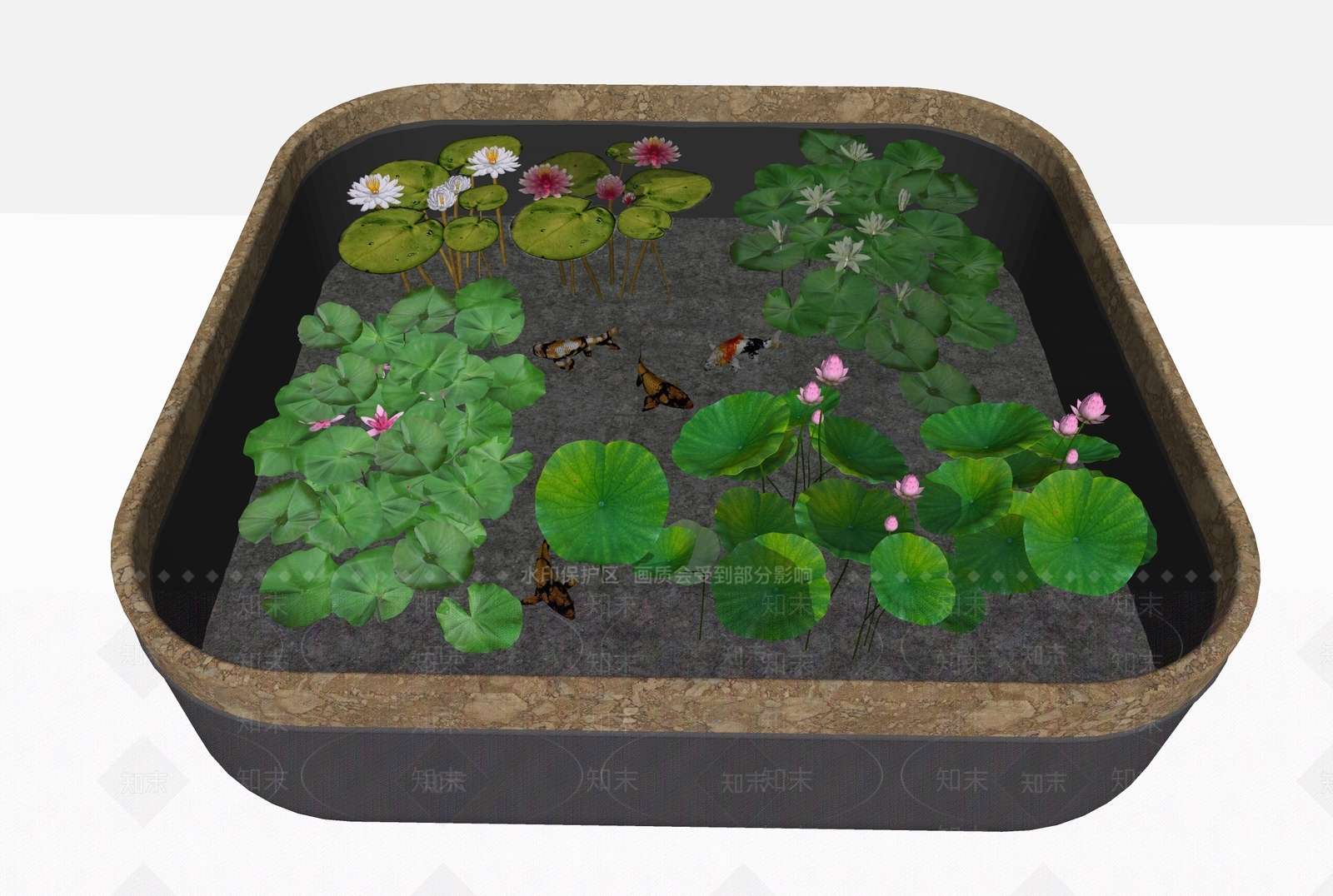莲花SU模型下载【ID:1142671994】