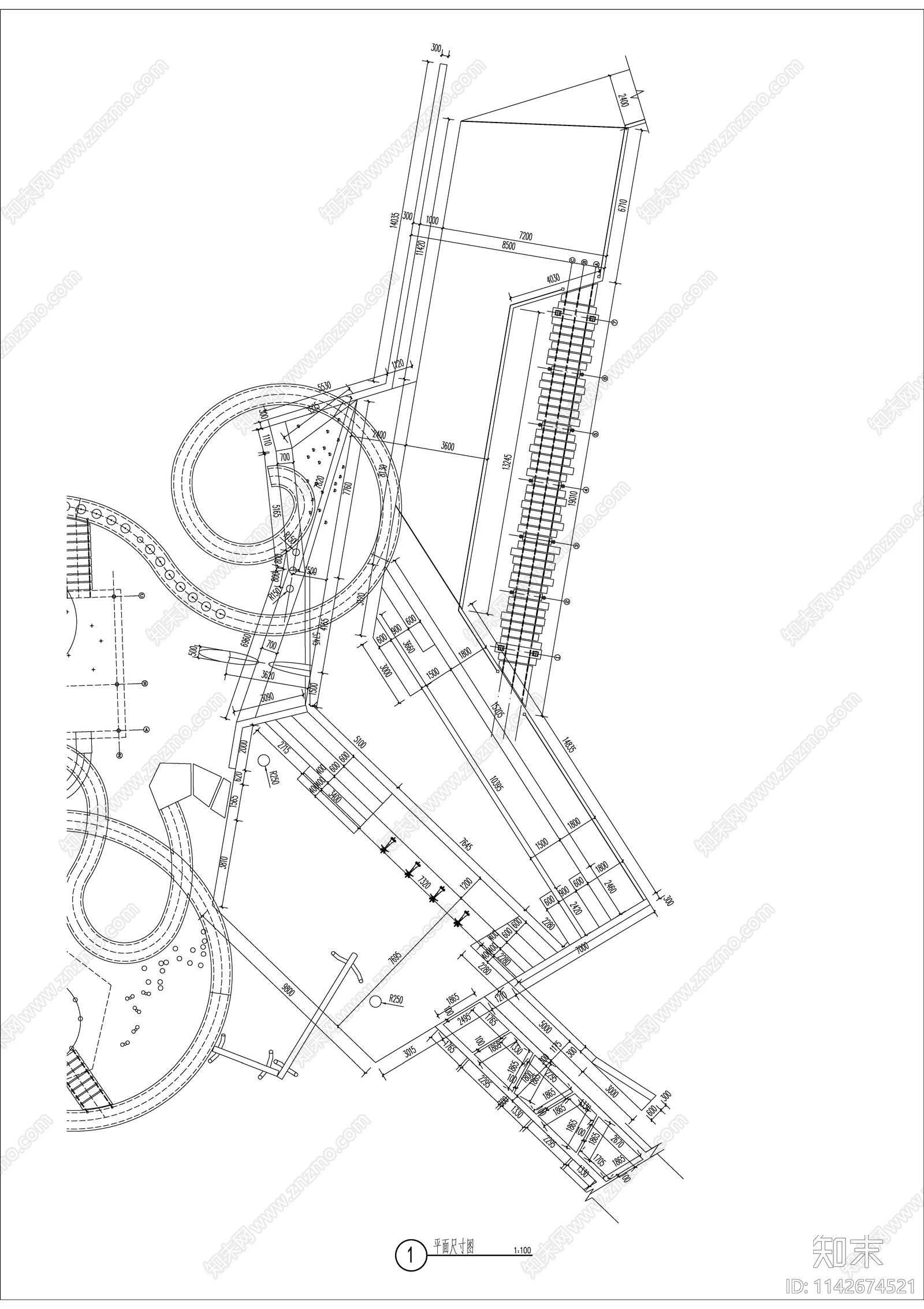 儿童活动区域详图cad施工图下载【ID:1142674521】