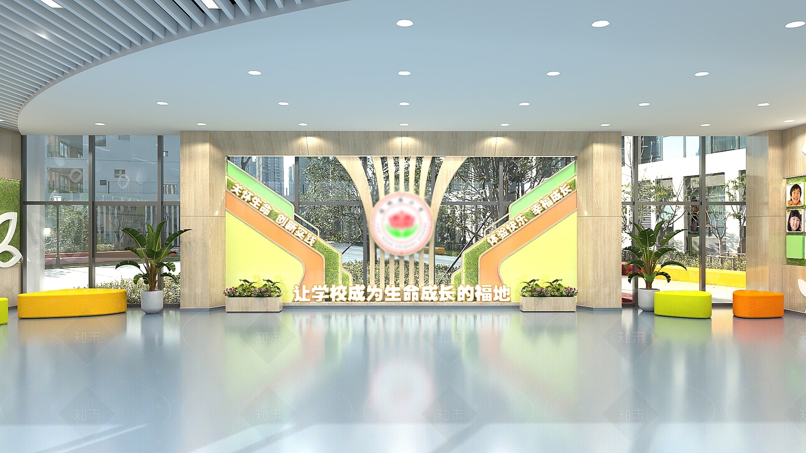 现代其他学校空间SU模型下载【ID:1215950620】