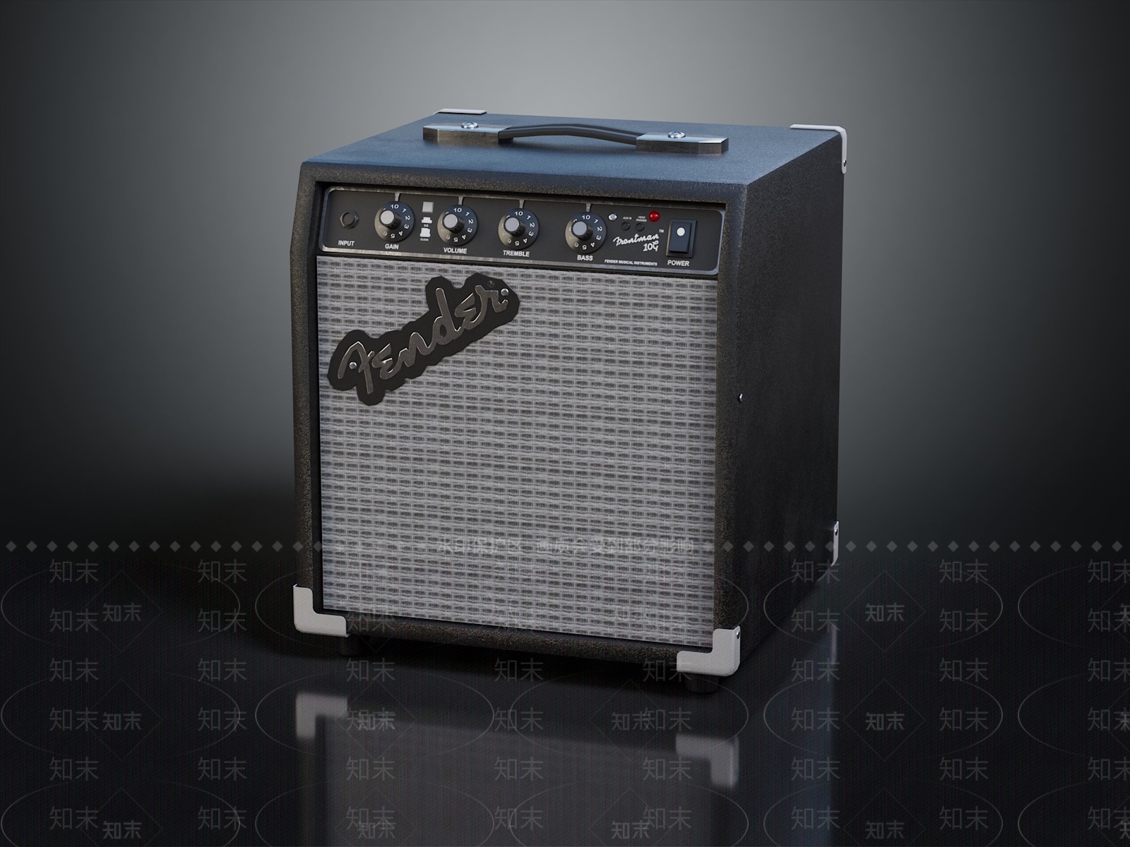 吉他放大器3D模型下载【ID:1142681276】
