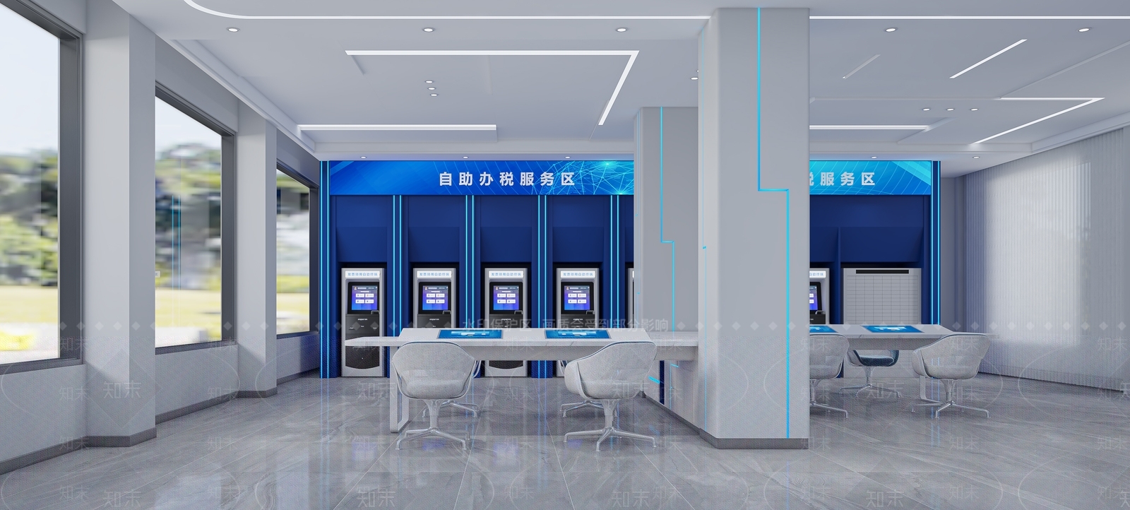 现代银行3D模型下载【ID:1213958309】