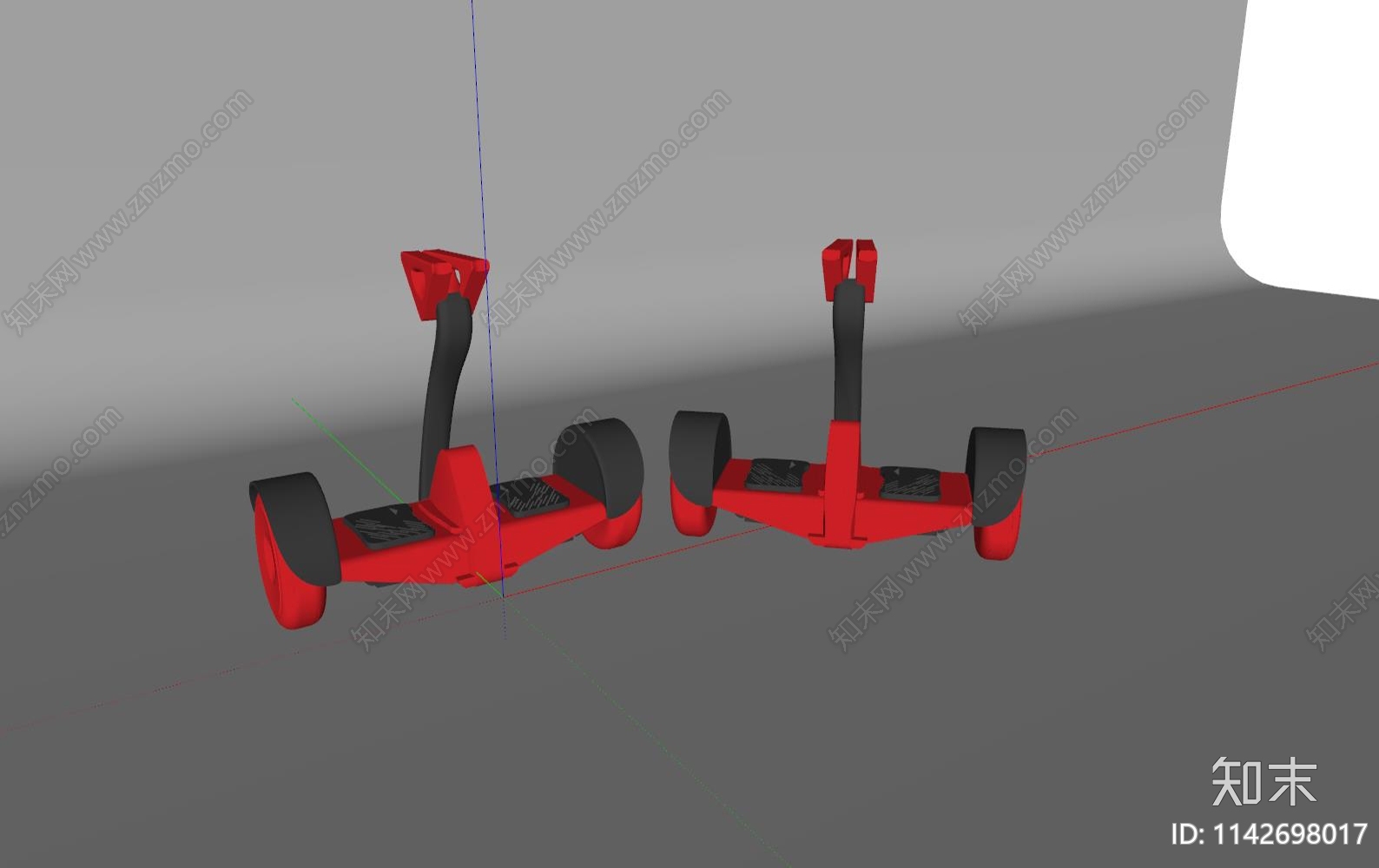 娱乐器材平衡车SU模型下载【ID:1142698017】