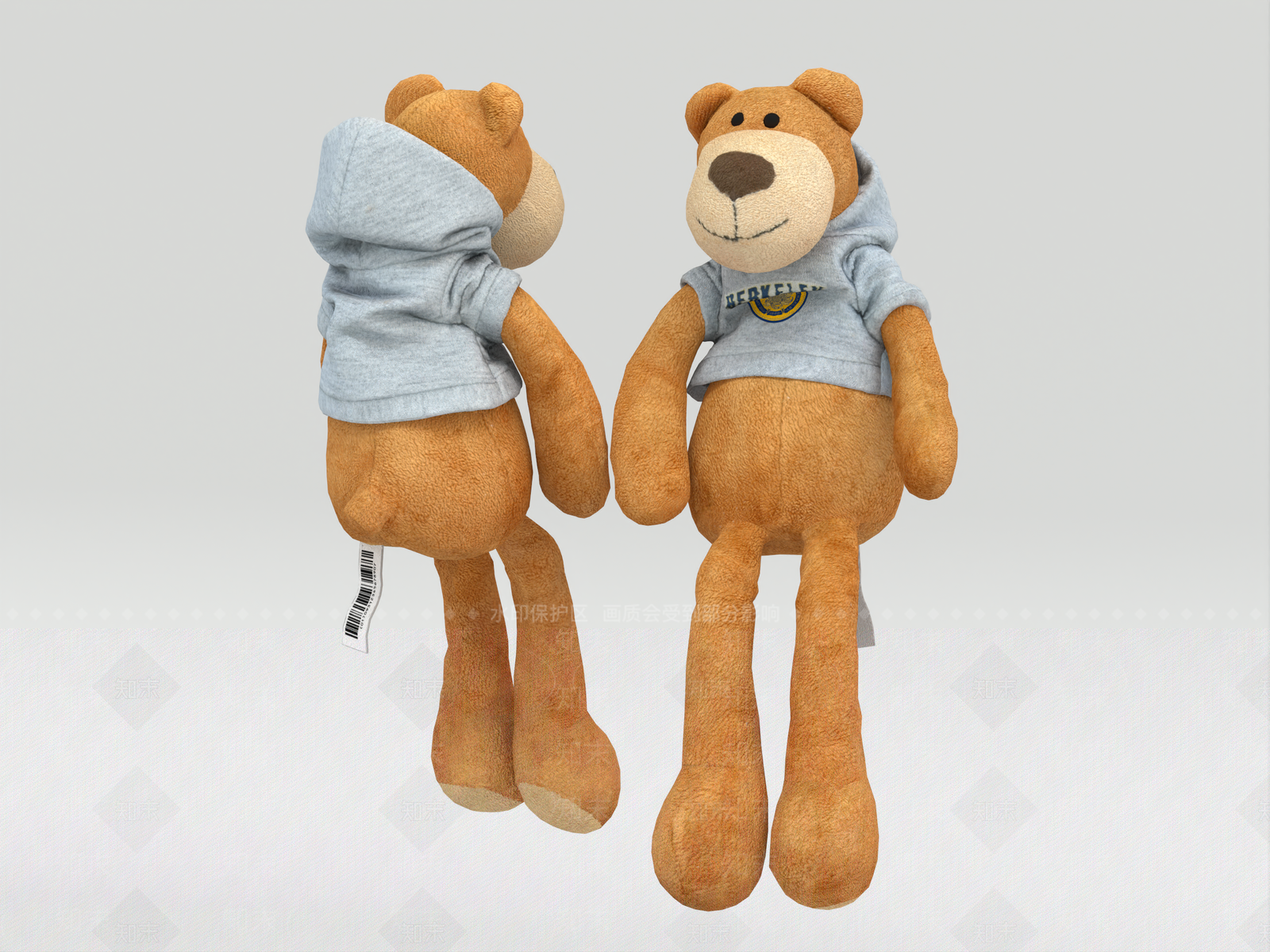 泰迪熊玩偶3D模型下载【ID:1142714171】