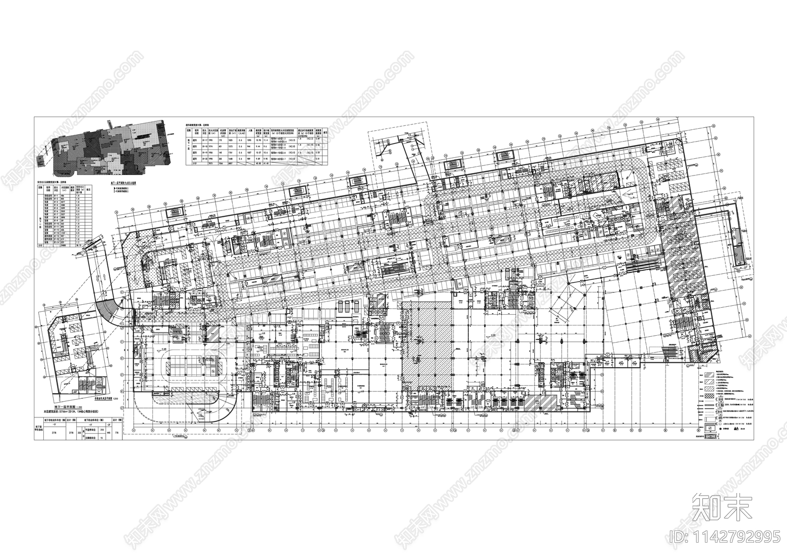 角美万达商业综合体建筑cad施工图下载【ID:1142792995】