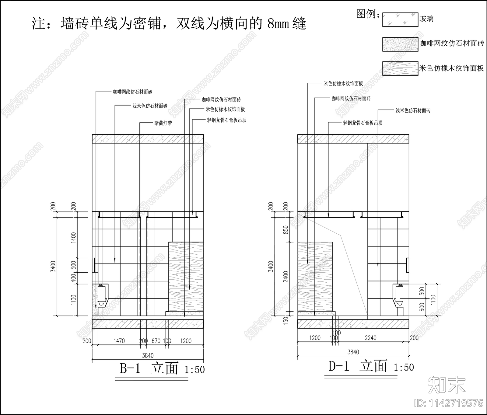 公共卫生间室内装饰cad施工图下载【ID:1142719576】