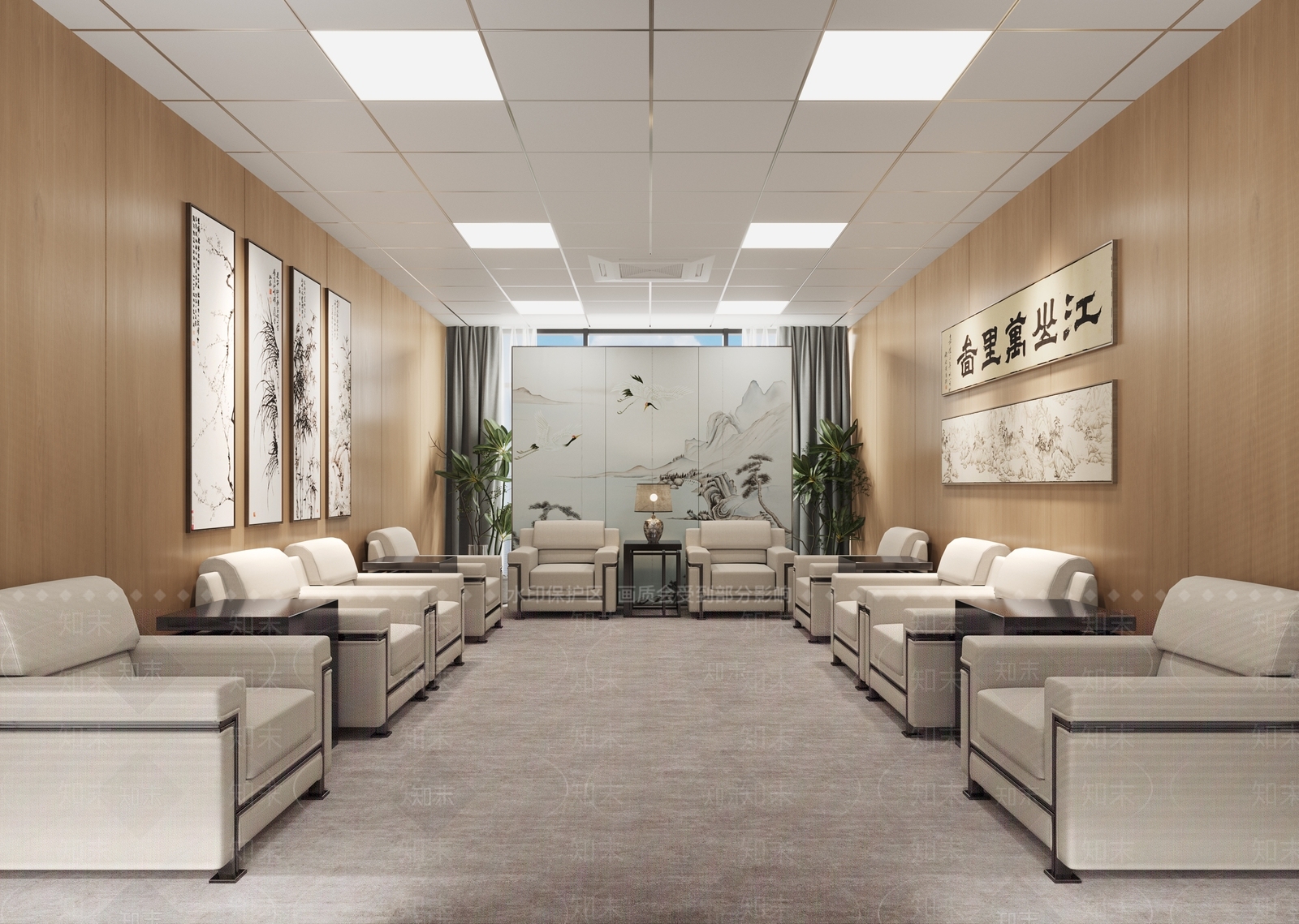 其他办公空间3D模型下载【ID:1142722571】
