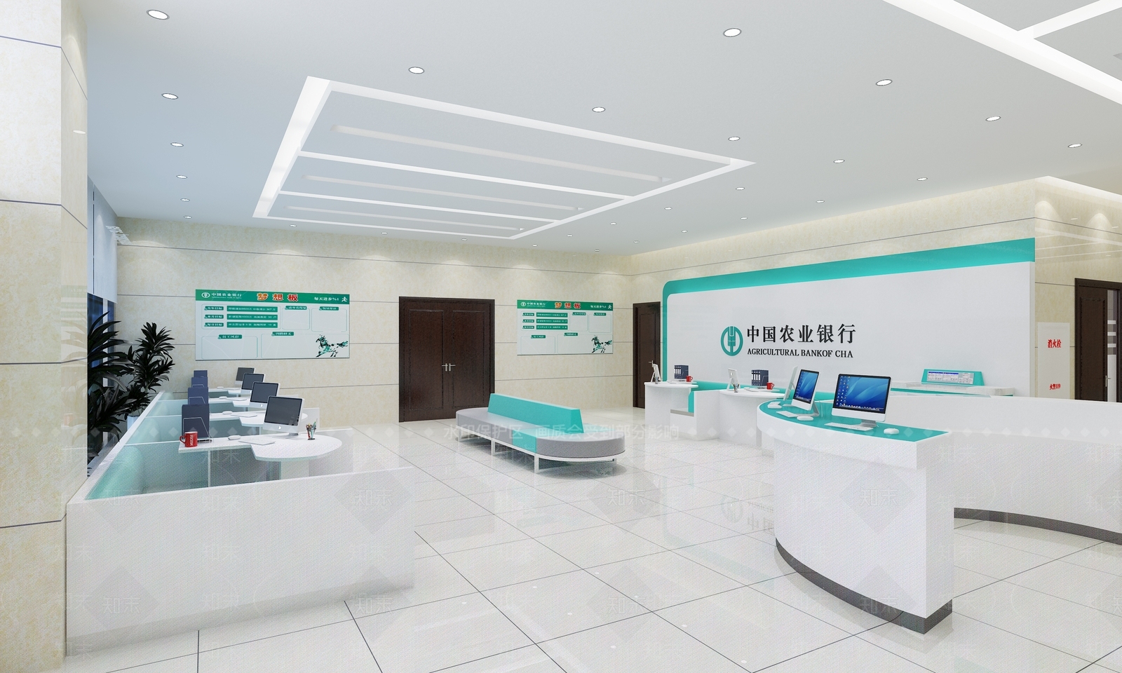 现代银行内部SU模型下载【ID:1142722305】
