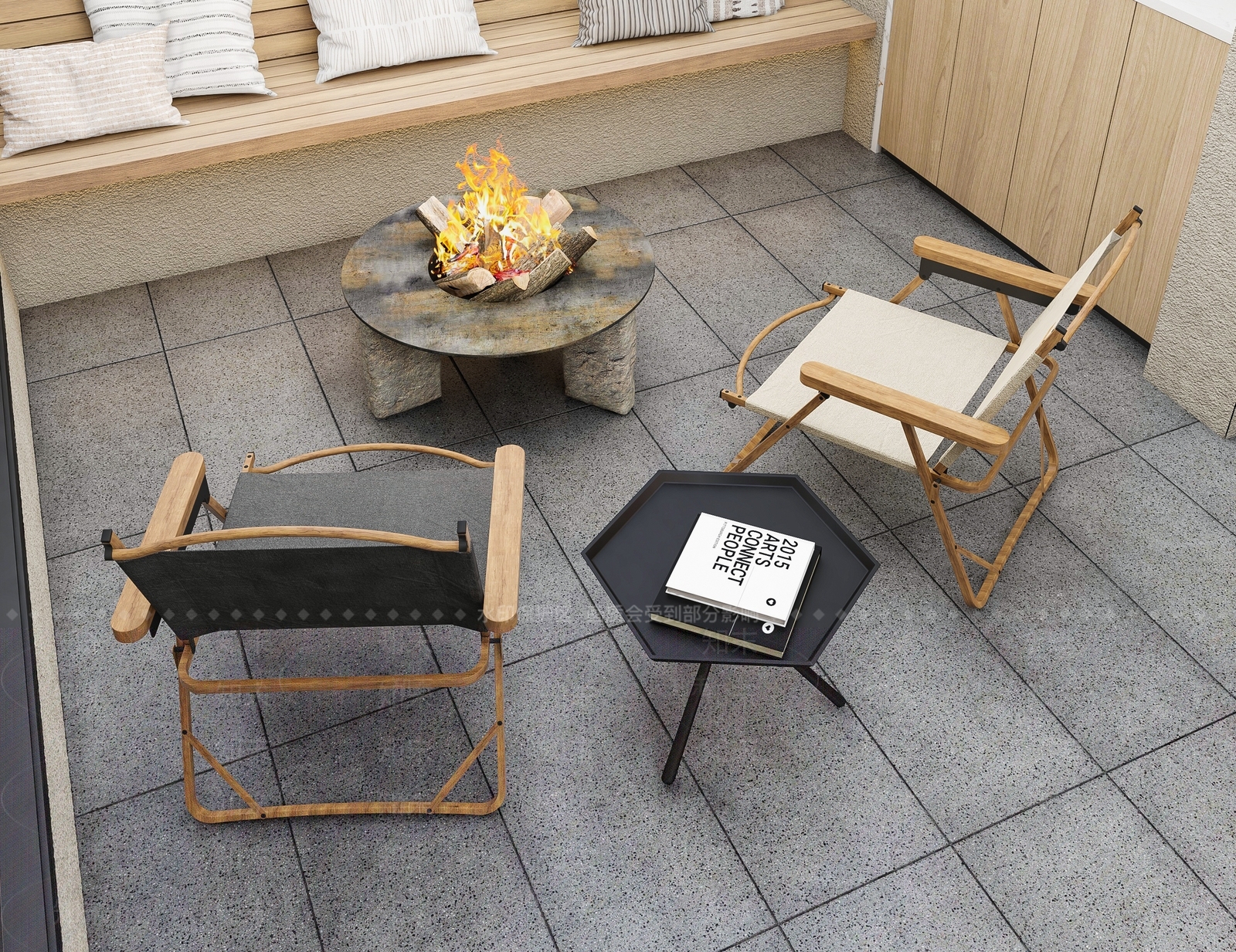现代家居阳台3D模型下载【ID:1142722610】