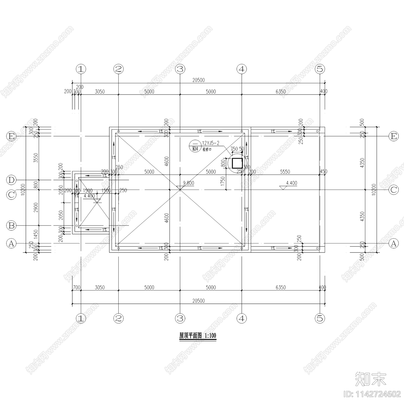 鹤壁开发区垃圾中转站建筑cad施工图下载【ID:1142724602】